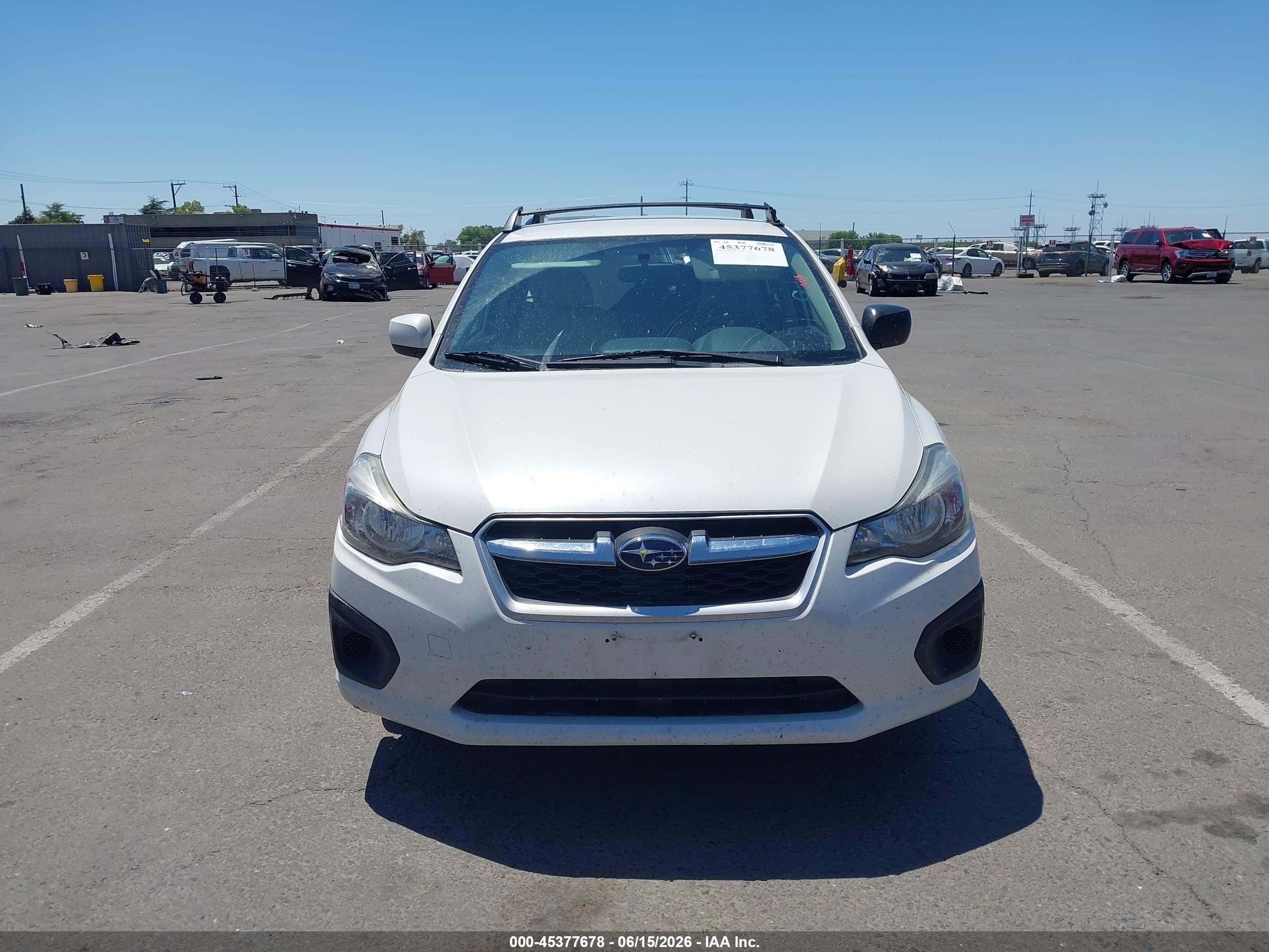 2013 Subaru Impreza 2.0i Premium White vin: JF1GPAC63D1898874