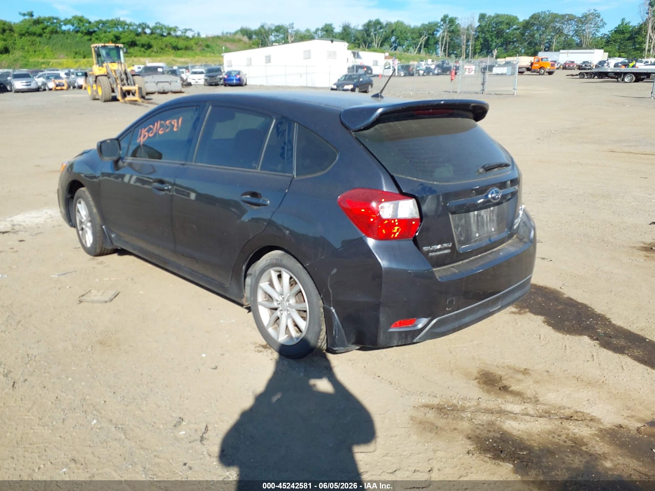 2013 Subaru Impreza 2.0i Premium Black vin: JF1GPAC63D2214111