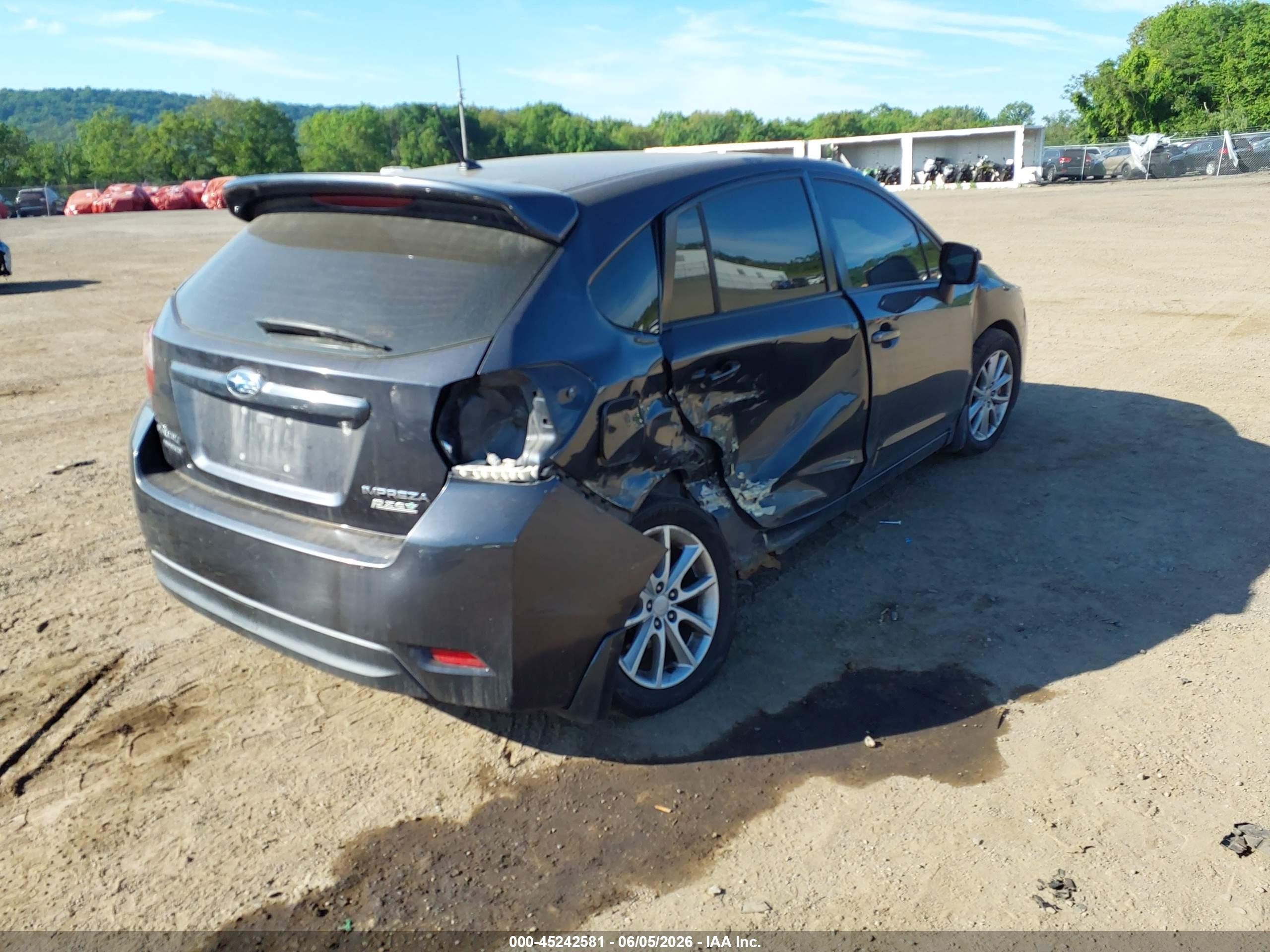 2013 Subaru Impreza 2.0i Premium Black vin: JF1GPAC63D2214111