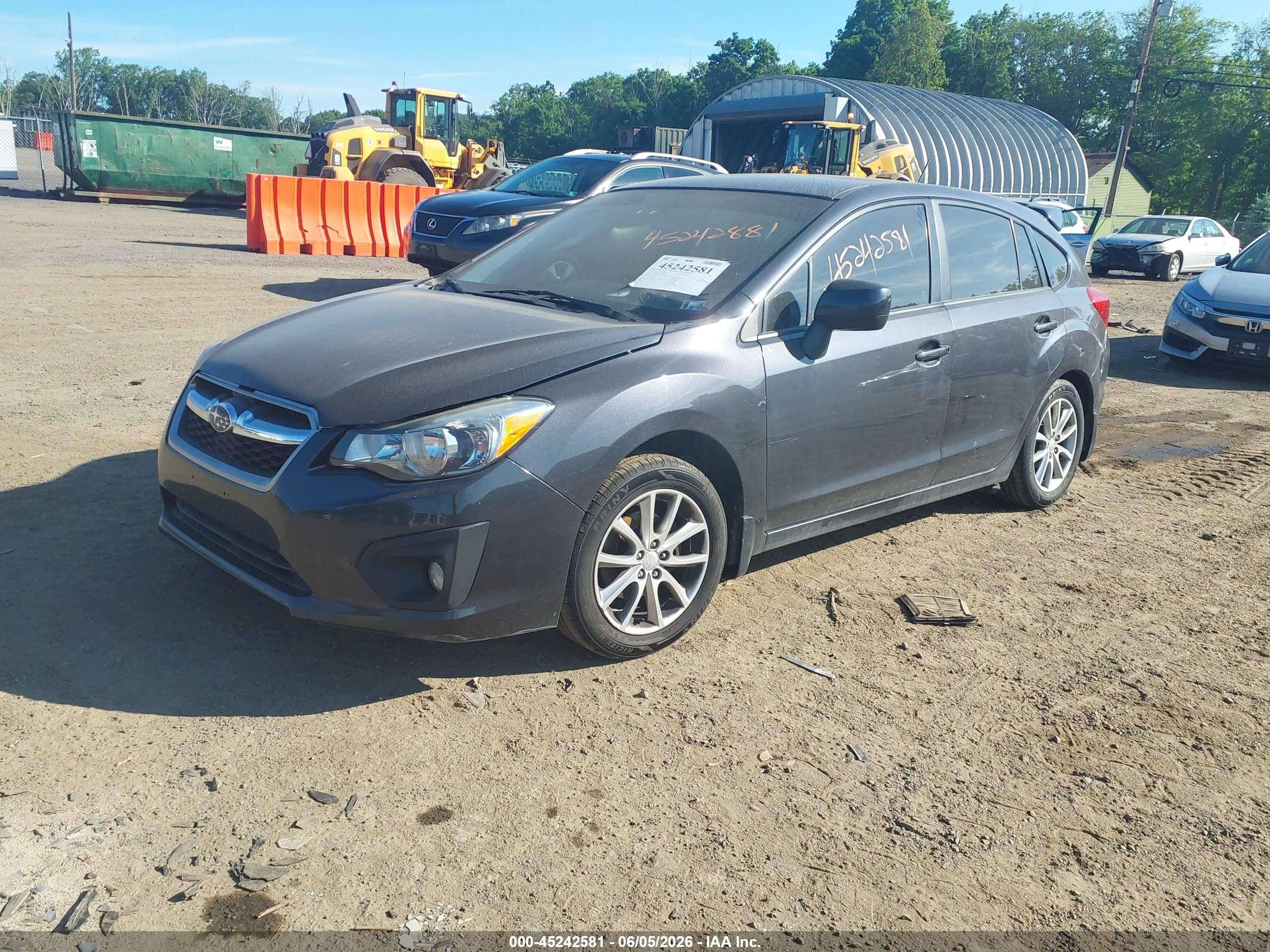 2013 Subaru Impreza 2.0i Premium Black vin: JF1GPAC63D2214111