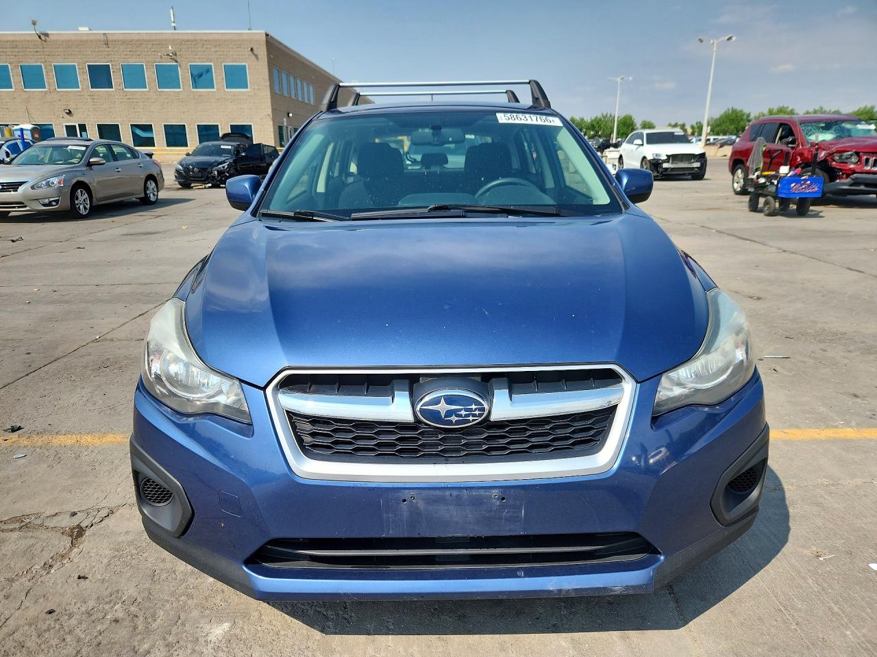 2013 Subaru Impreza Premium Blue vin: JF1GPAC63DG204701