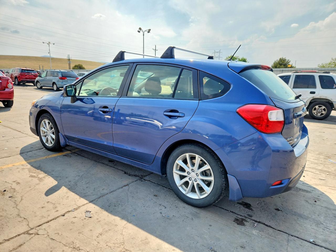 2013 Subaru Impreza Premium Blue vin: JF1GPAC63DG204701