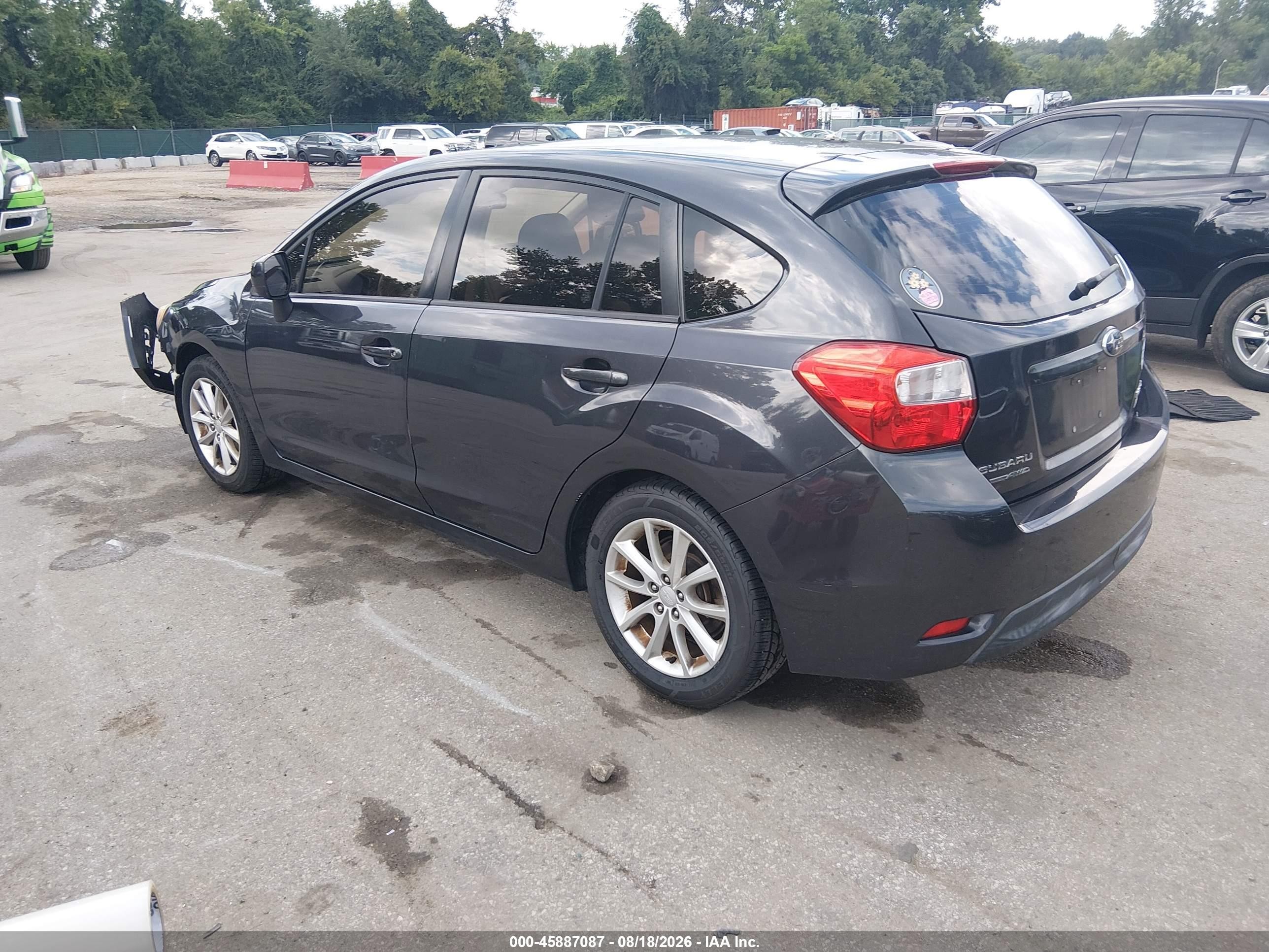 2013 Subaru Impreza 2.0i Premium Черный vin: JF1GPAC63DH203221