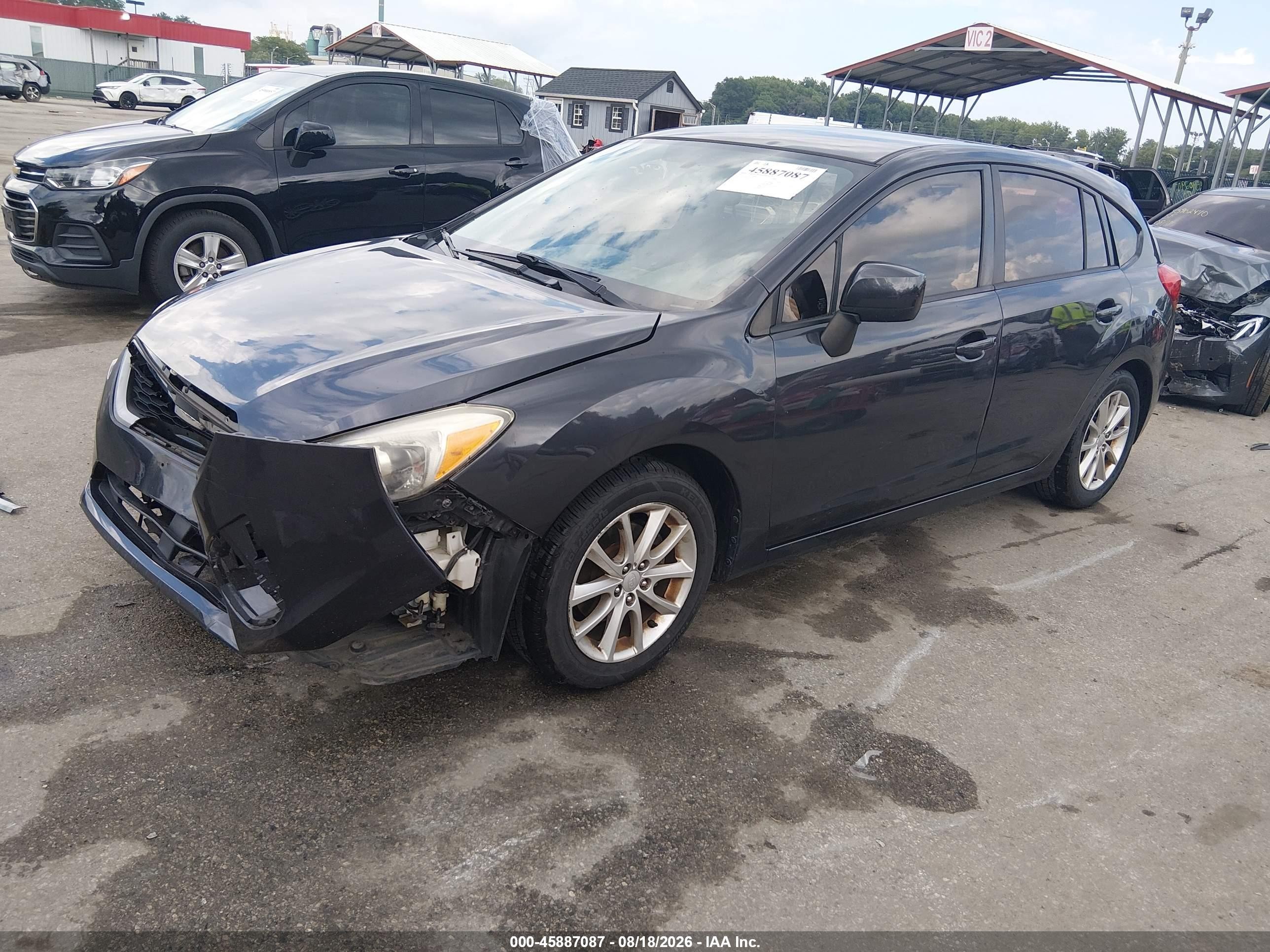 2013 Subaru Impreza 2.0i Premium Черный vin: JF1GPAC63DH203221