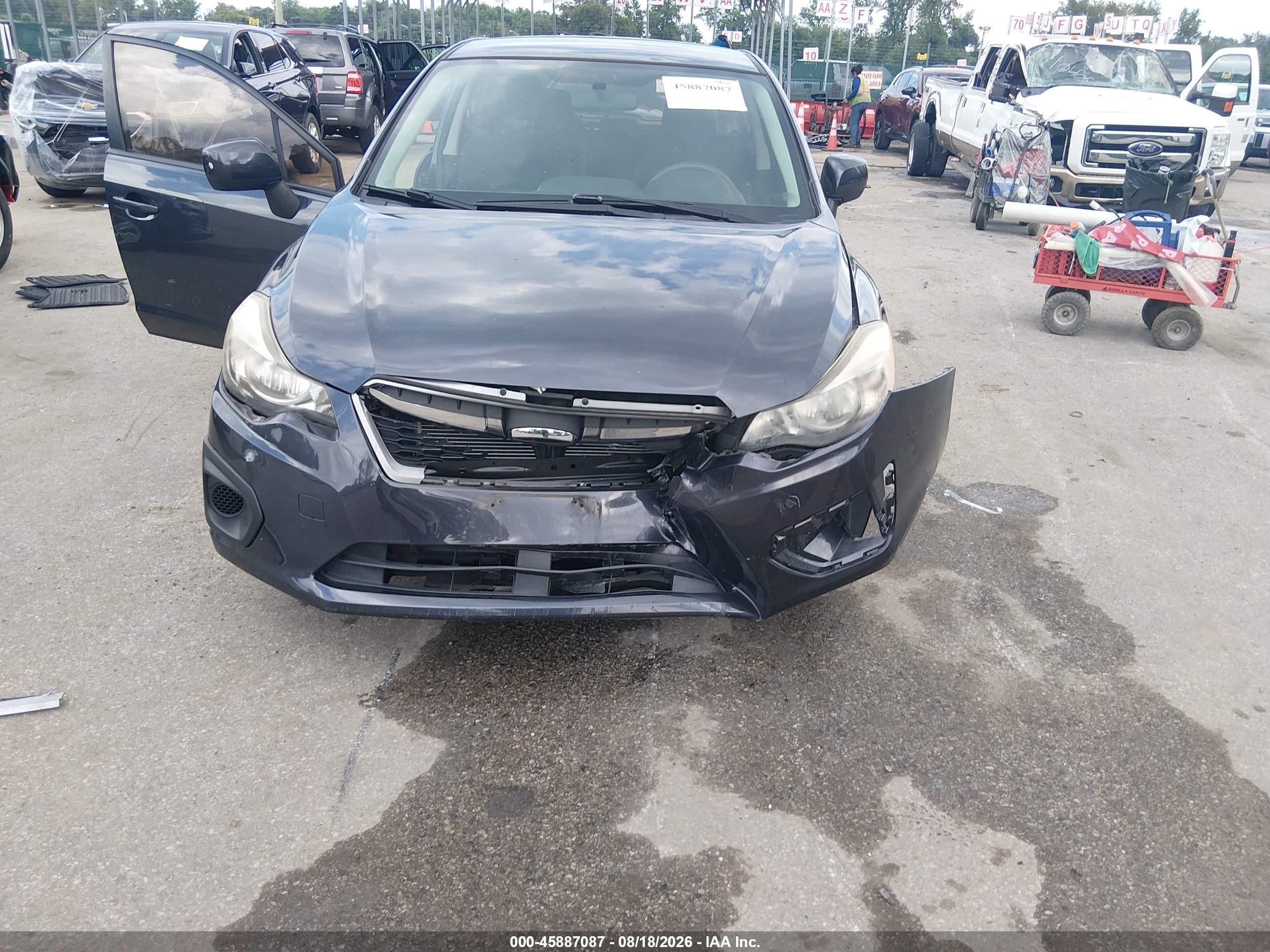 2013 Subaru Impreza 2.0i Premium Черный vin: JF1GPAC63DH203221
