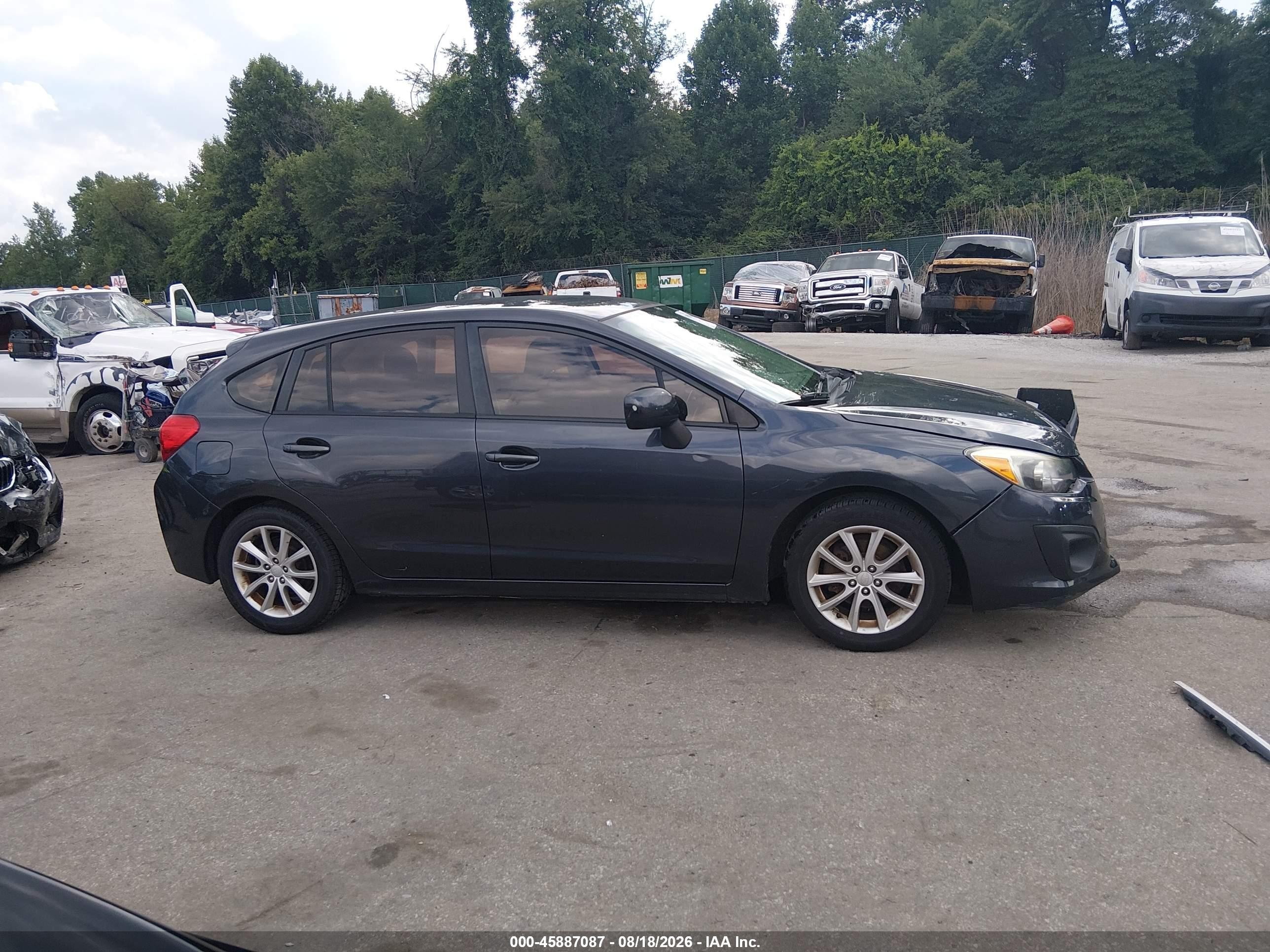 2013 Subaru Impreza 2.0i Premium Черный vin: JF1GPAC63DH203221