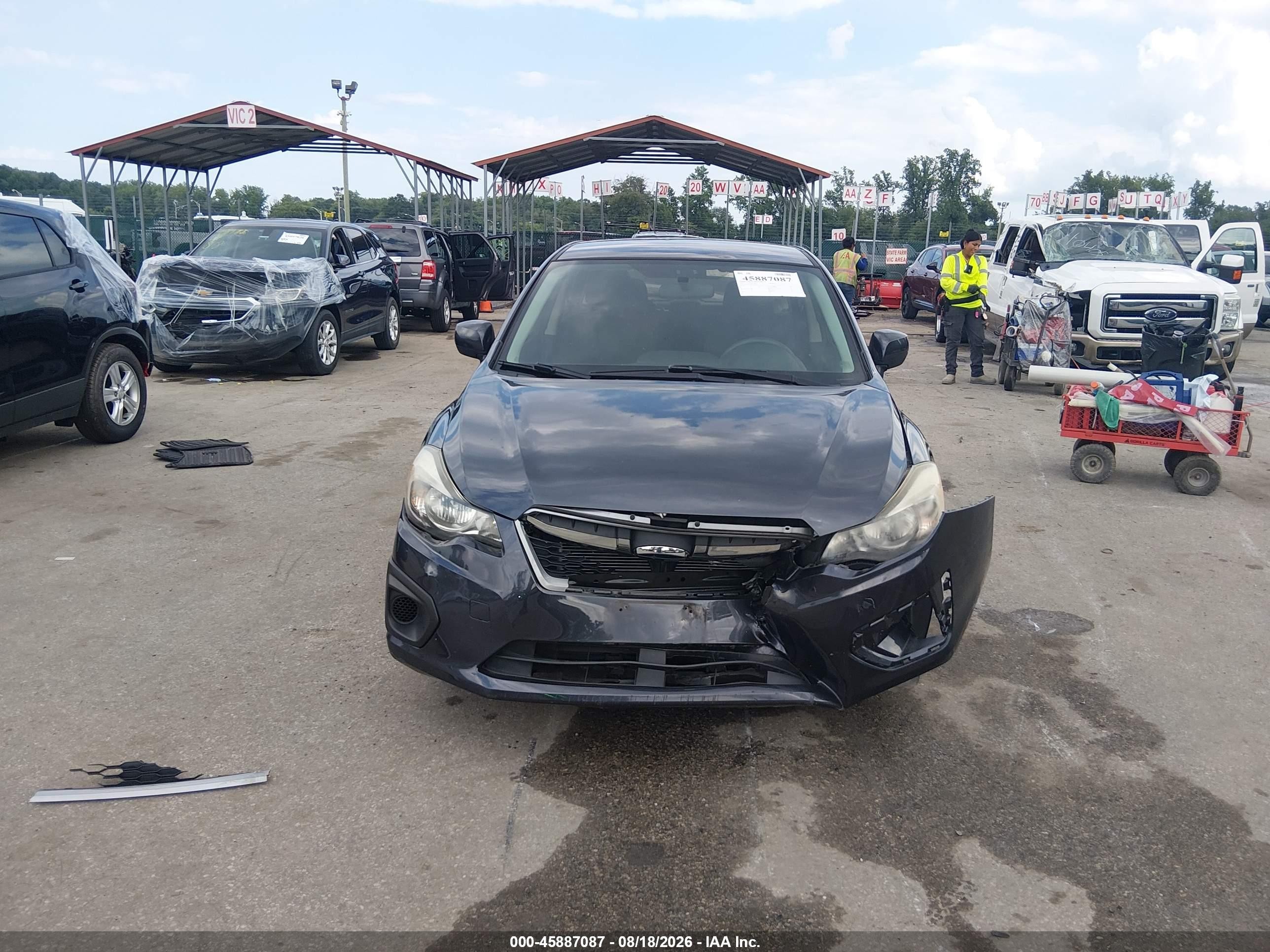 2013 Subaru Impreza 2.0i Premium Черный vin: JF1GPAC63DH203221
