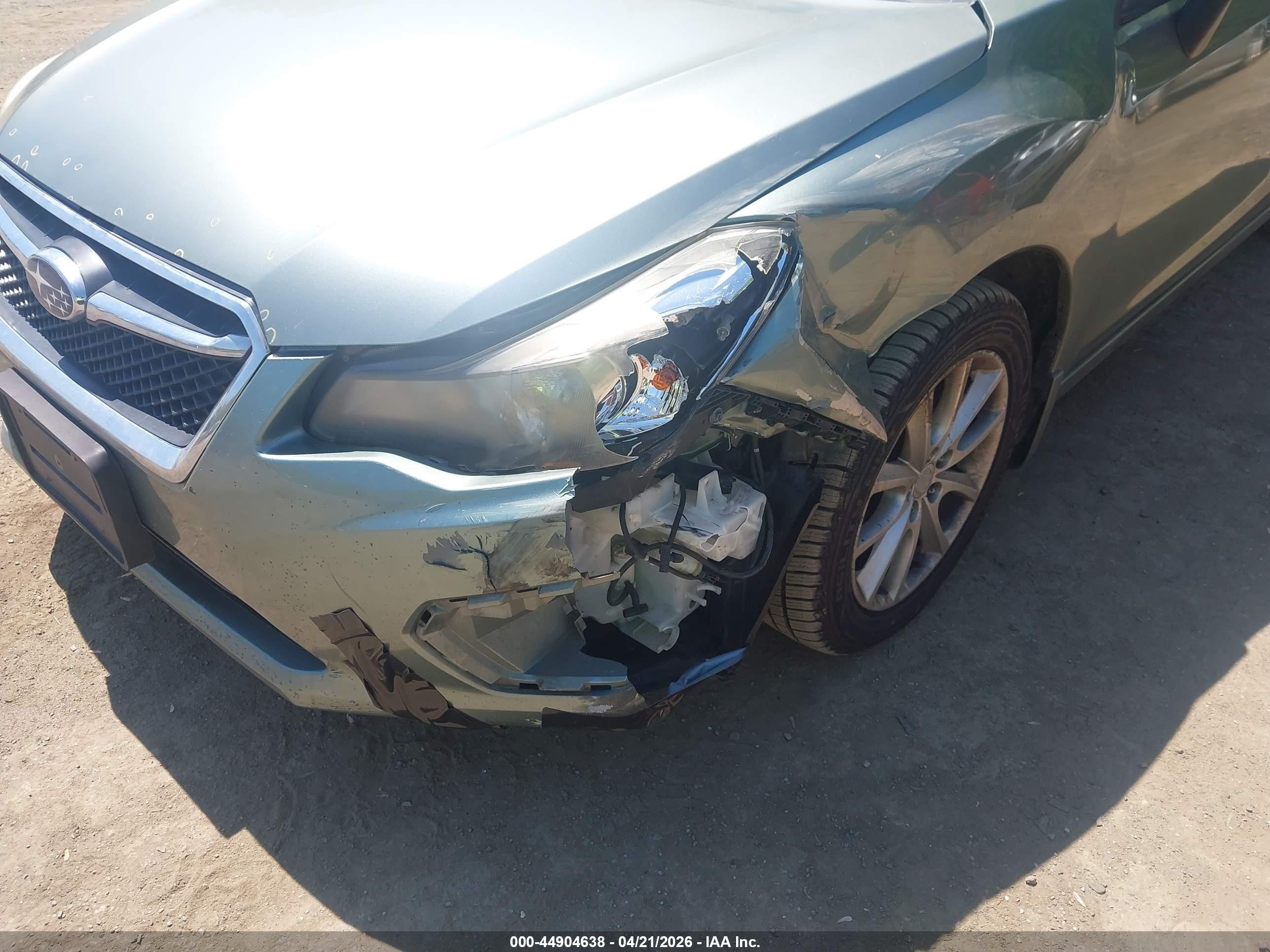 2014 Subaru Impreza 2.0i Premium Green vin: JF1GPAC63E8234132