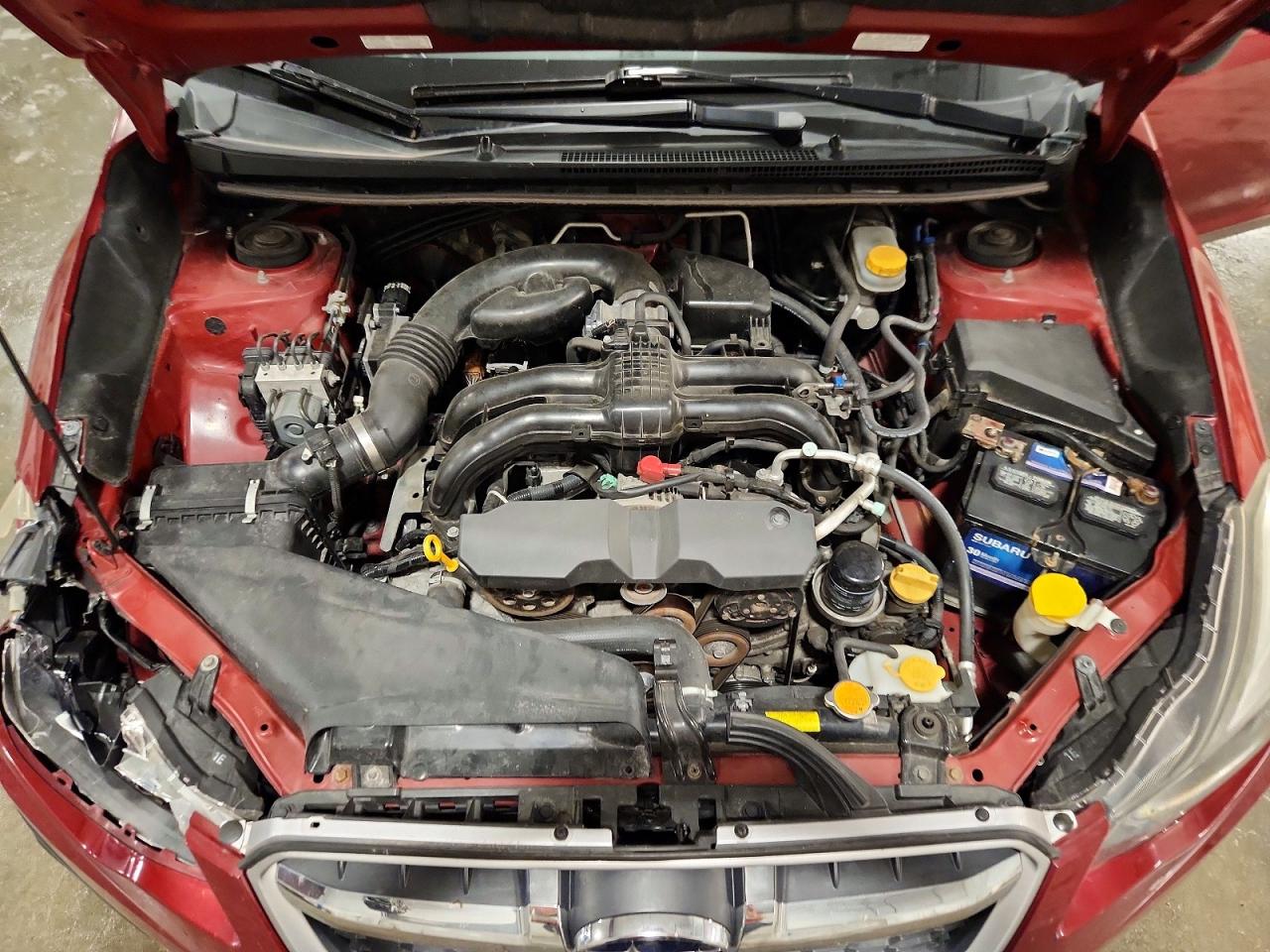 2014 Subaru Impreza Premium Maroon vin: JF1GPAC63E8234969