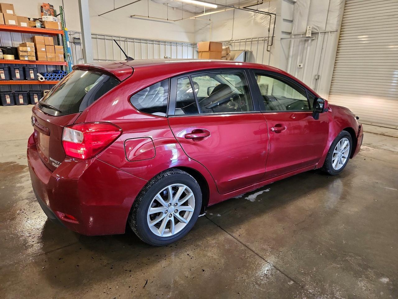 2014 Subaru Impreza Premium Maroon vin: JF1GPAC63E8234969