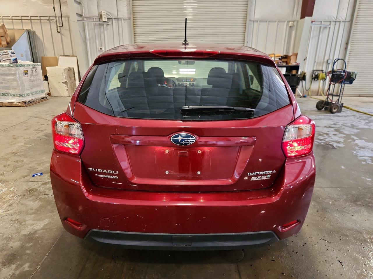 2014 Subaru Impreza Premium Maroon vin: JF1GPAC63E8234969