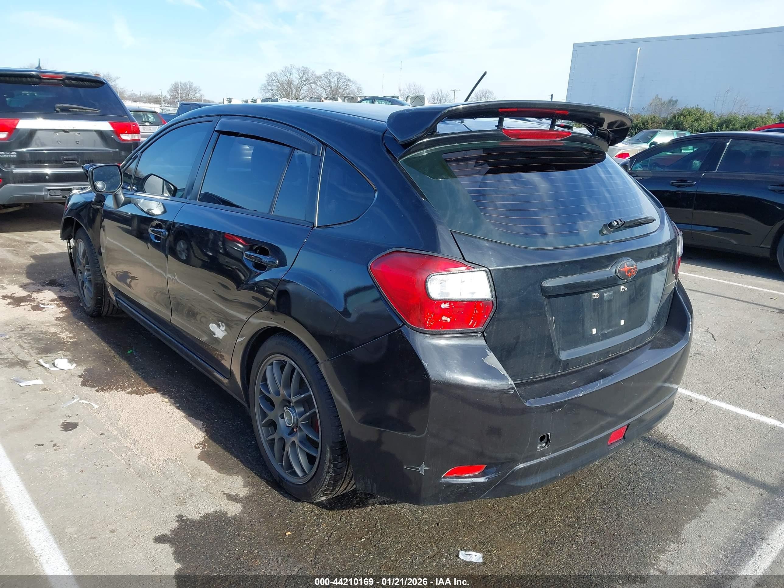 2014 Subaru Impreza 2.0i Premium Black vin: JF1GPAC63E8268250