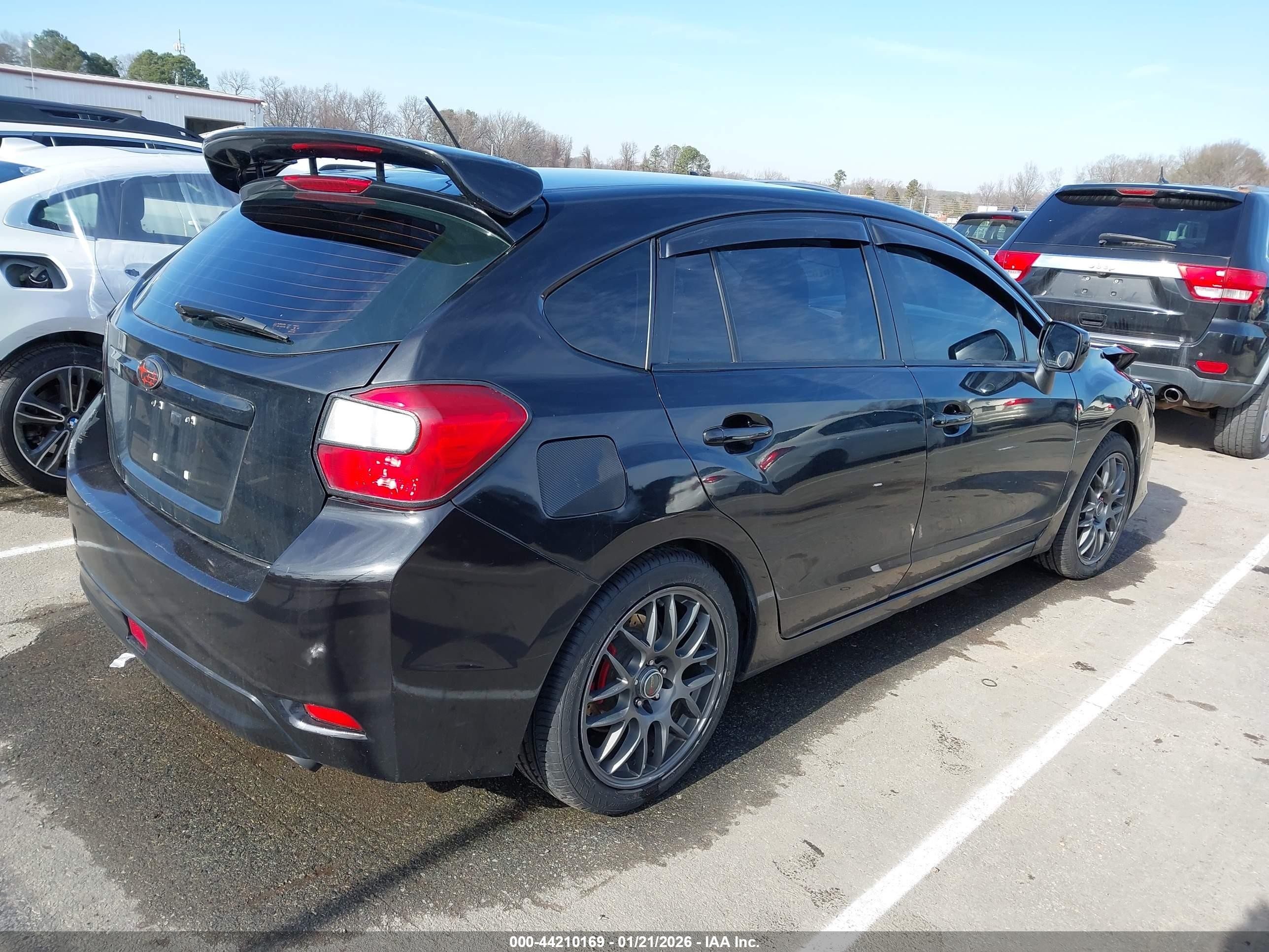 2014 Subaru Impreza 2.0i Premium Black vin: JF1GPAC63E8268250