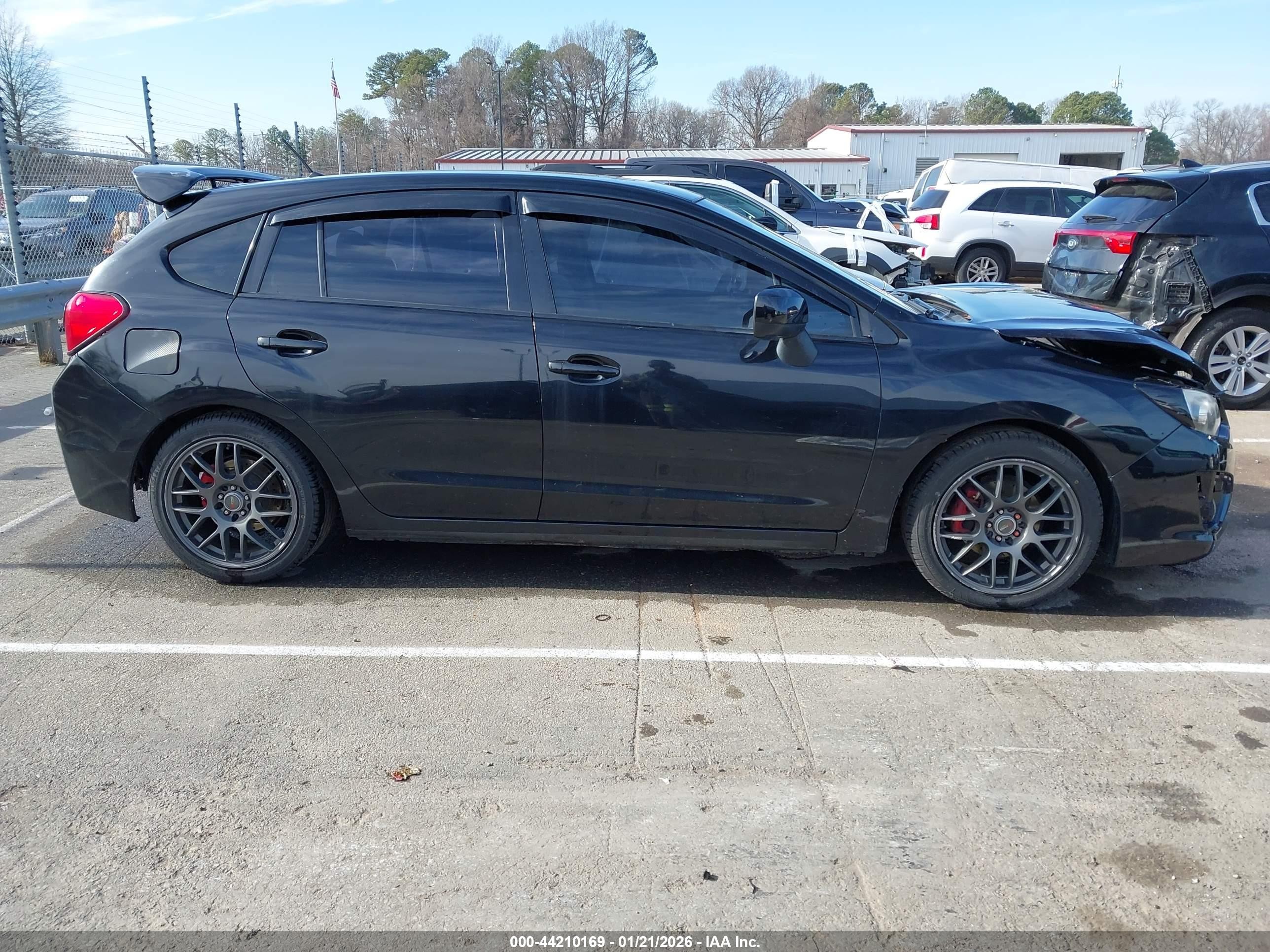 2014 Subaru Impreza 2.0i Premium Black vin: JF1GPAC63E8268250