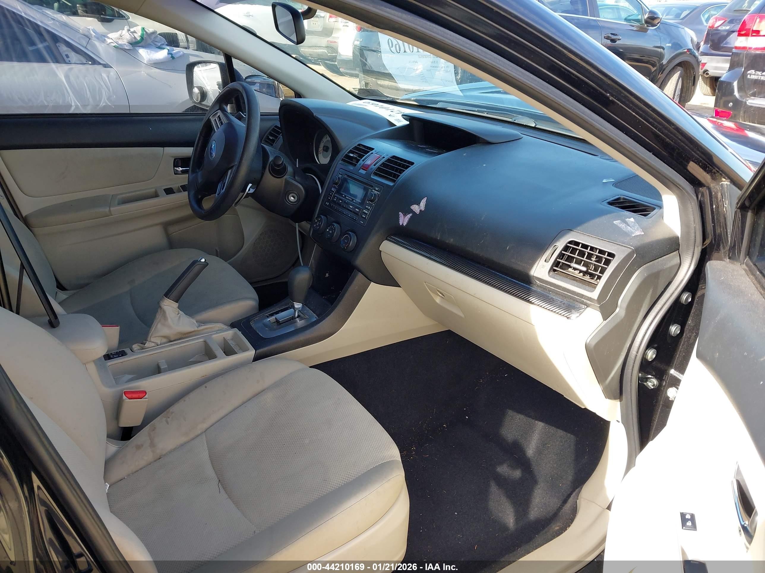 2014 Subaru Impreza 2.0i Premium Black vin: JF1GPAC63E8268250