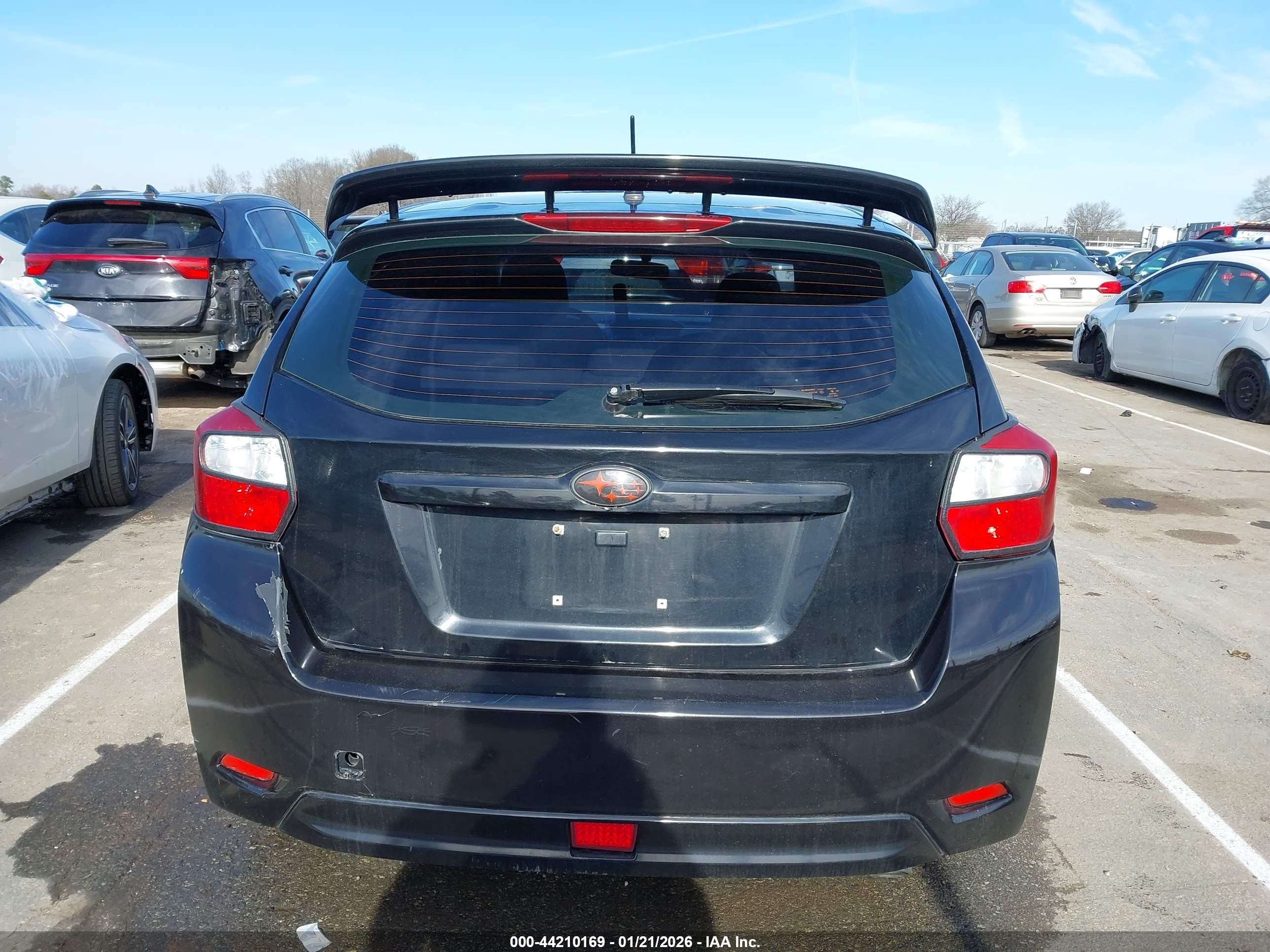 2014 Subaru Impreza 2.0i Premium Black vin: JF1GPAC63E8268250