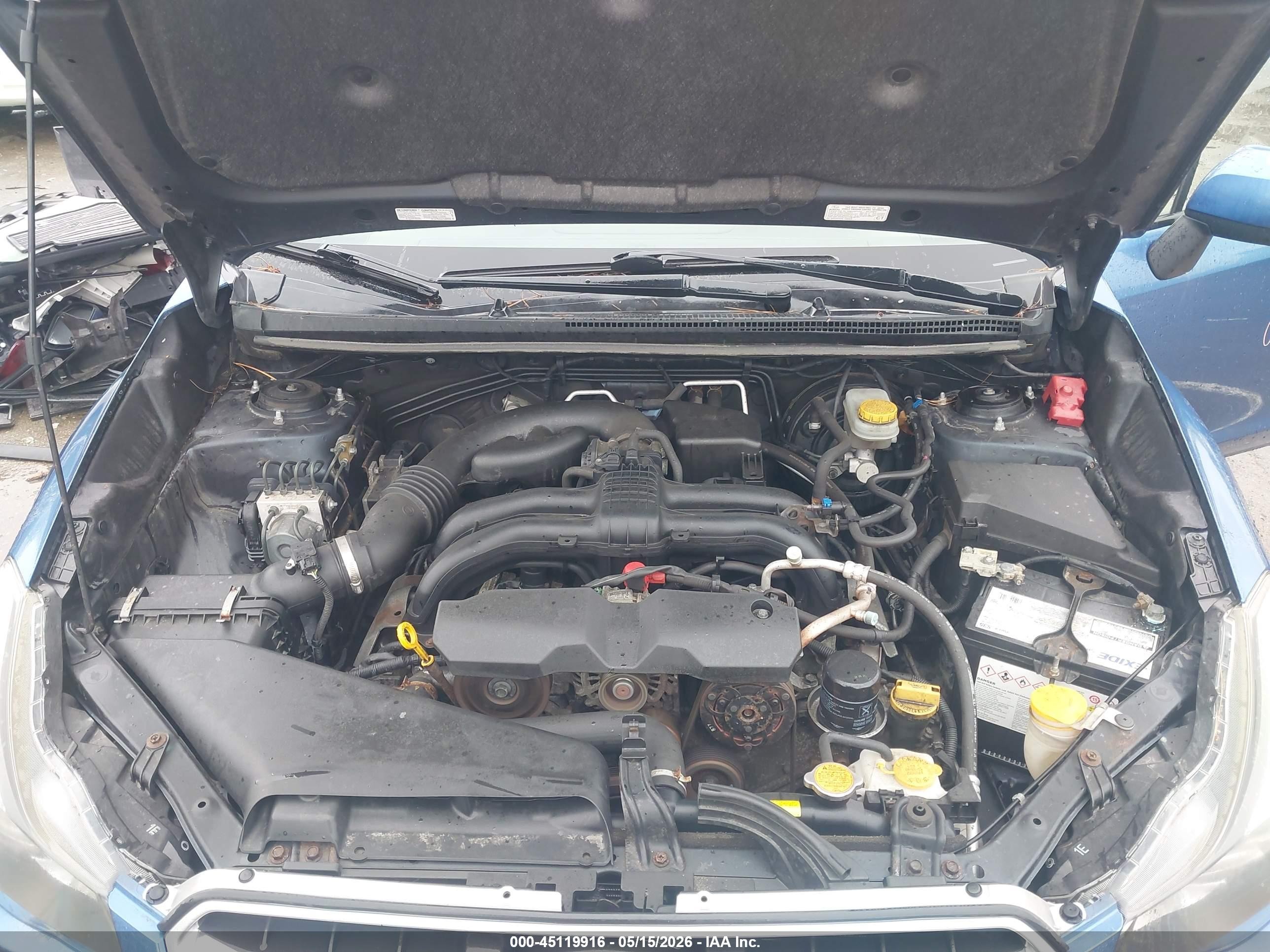 2014 Subaru Impreza 2.0i Premium Blue vin: JF1GPAC63E8277322