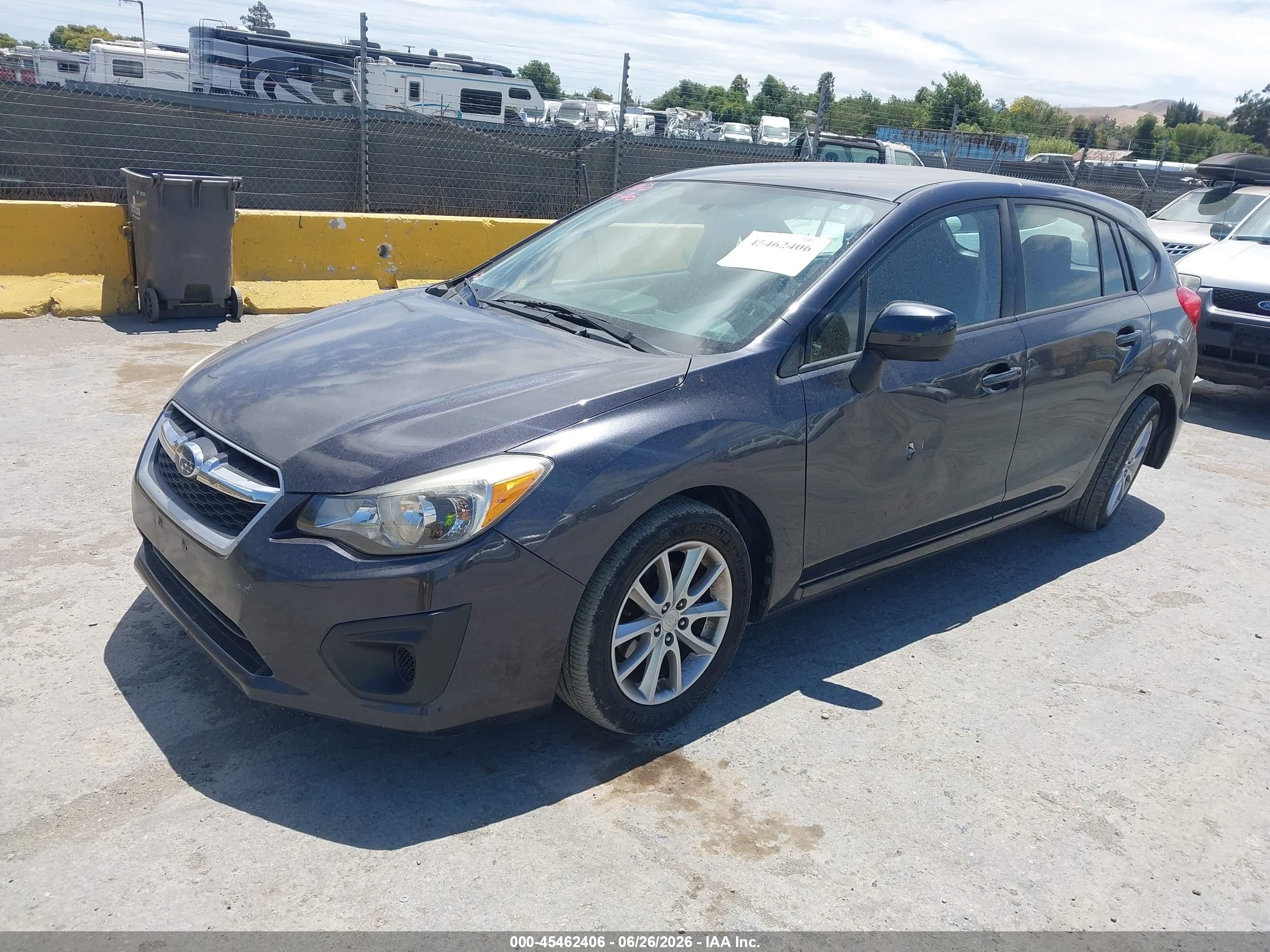 2014 Subaru Impreza 2.0i Premium Blue vin: JF1GPAC63E8318354