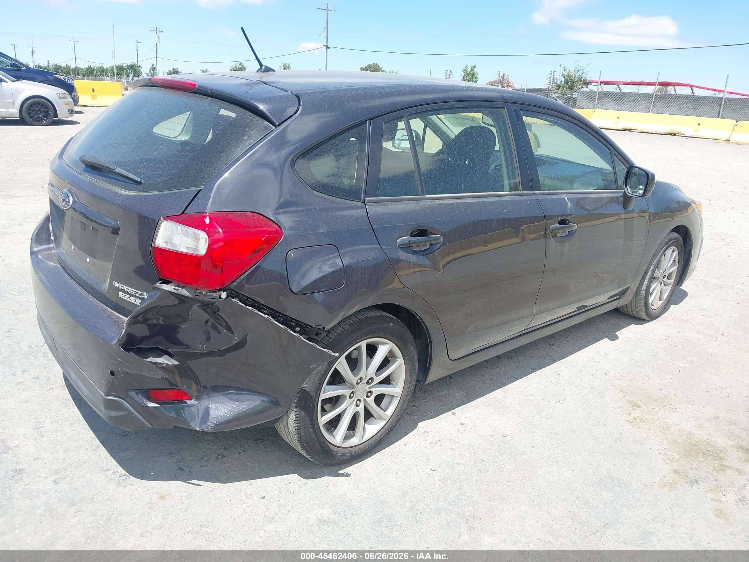 2014 Subaru Impreza 2.0i Premium Blue vin: JF1GPAC63E8318354