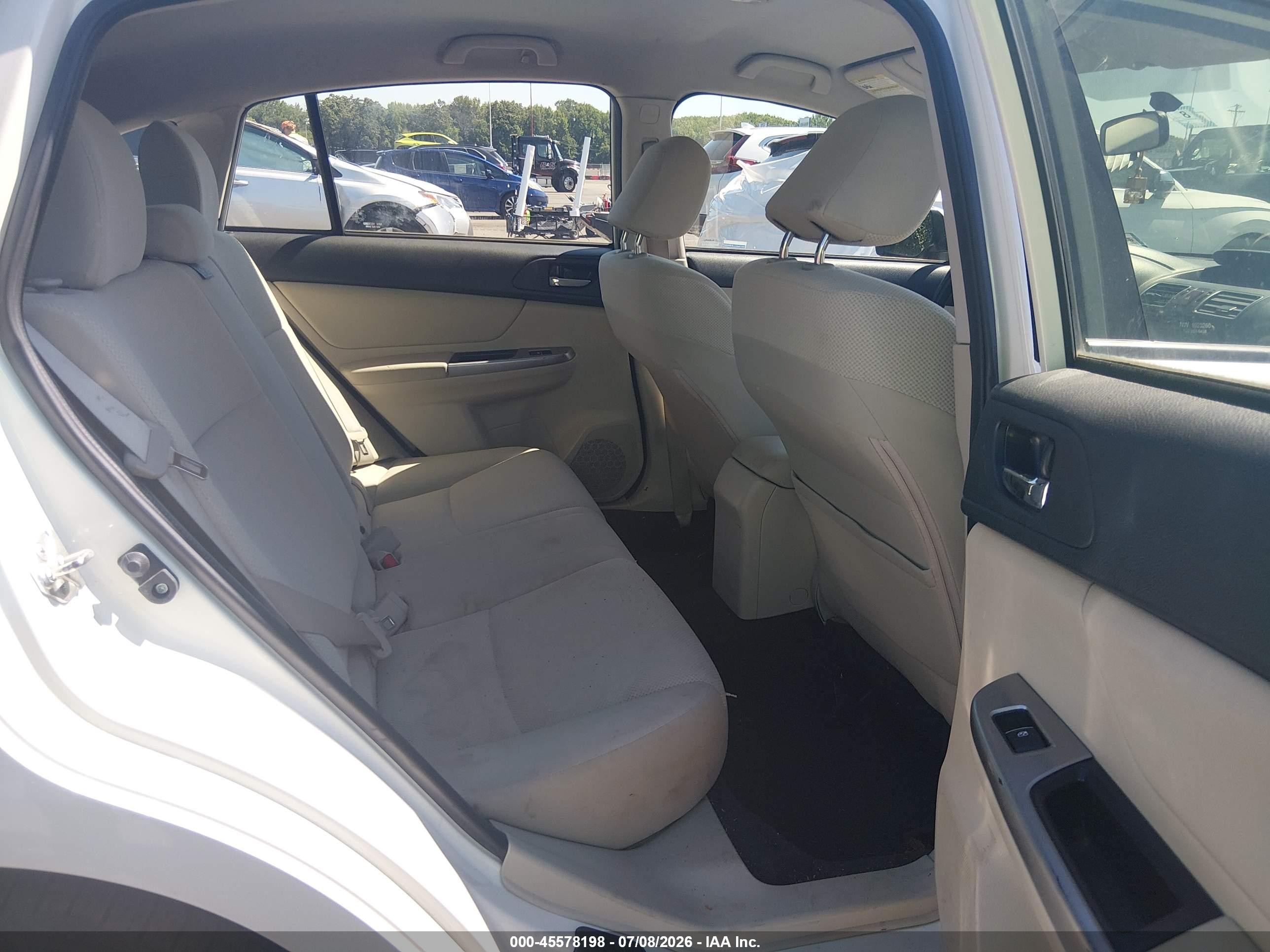2015 Subaru Impreza 2.0i Premium White vin: JF1GPAC63F8205117