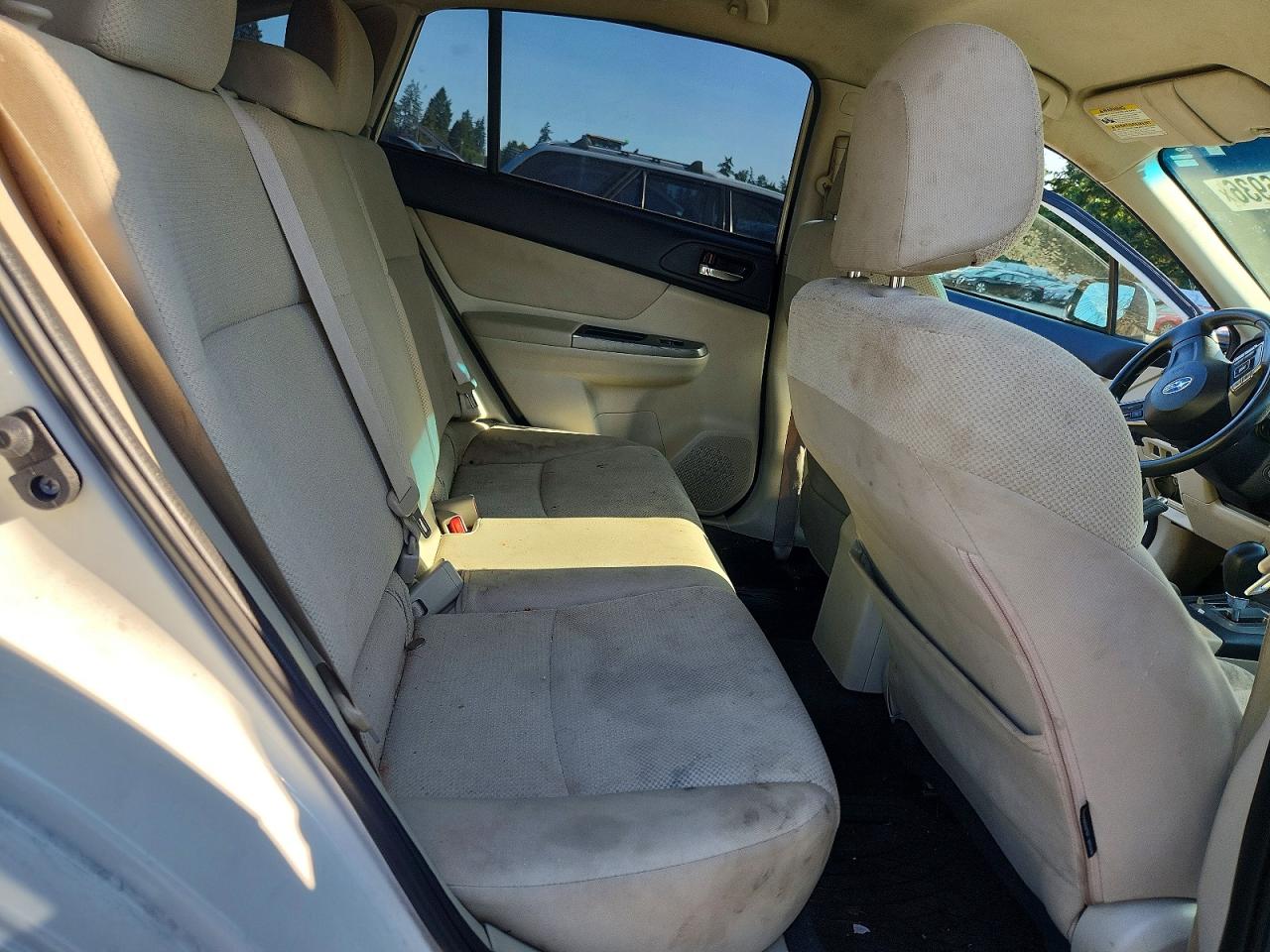 2015 Subaru Impreza Premium White vin: JF1GPAC63F8236691
