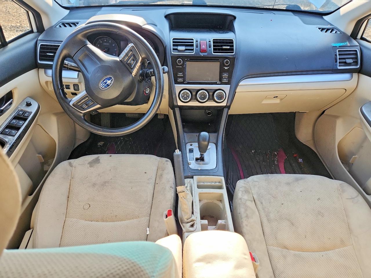2015 Subaru Impreza Premium White vin: JF1GPAC63F8236691