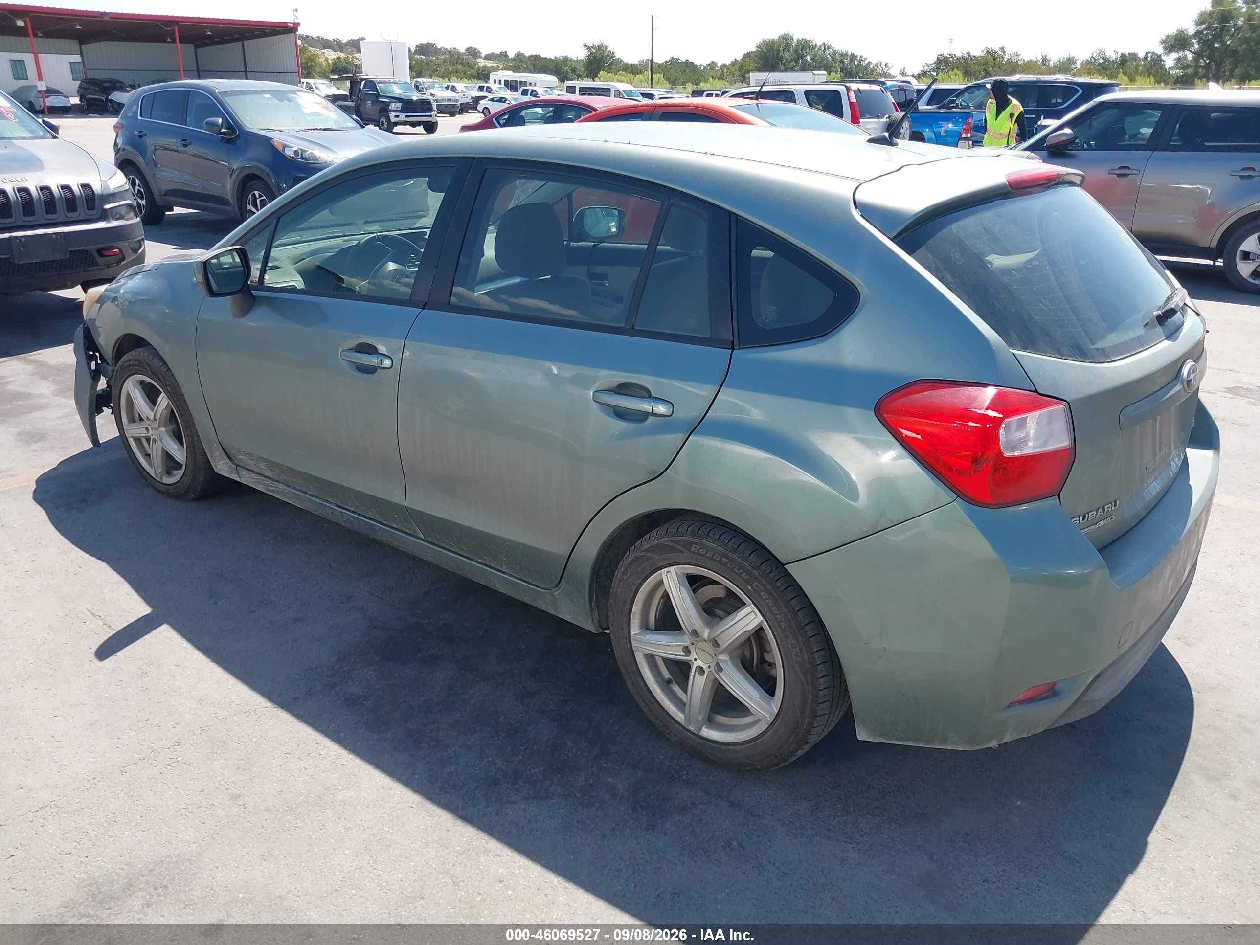 2015 Subaru Impreza 2.0i Premium Green vin: JF1GPAC63FH226209