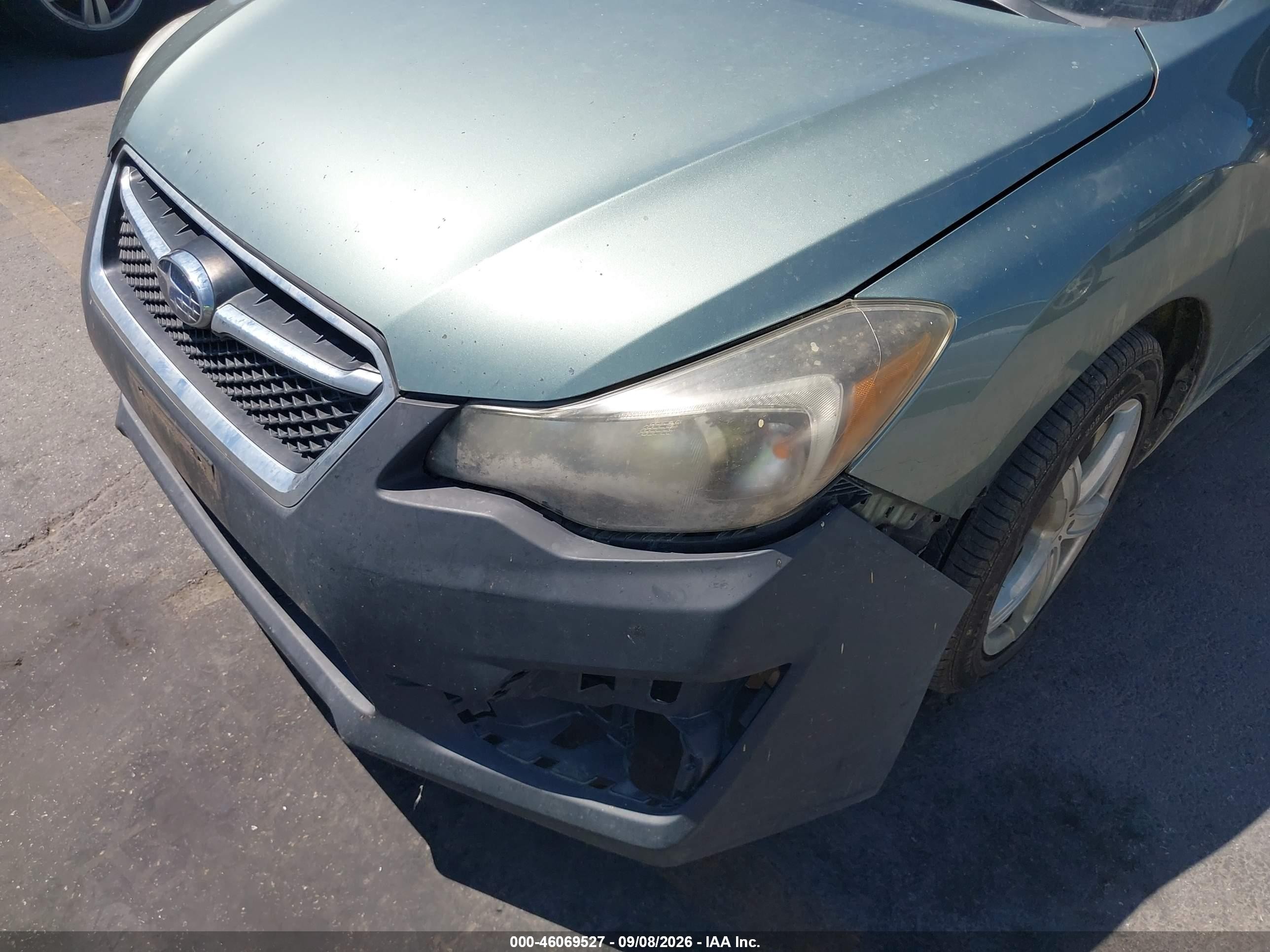 2015 Subaru Impreza 2.0i Premium Green vin: JF1GPAC63FH226209
