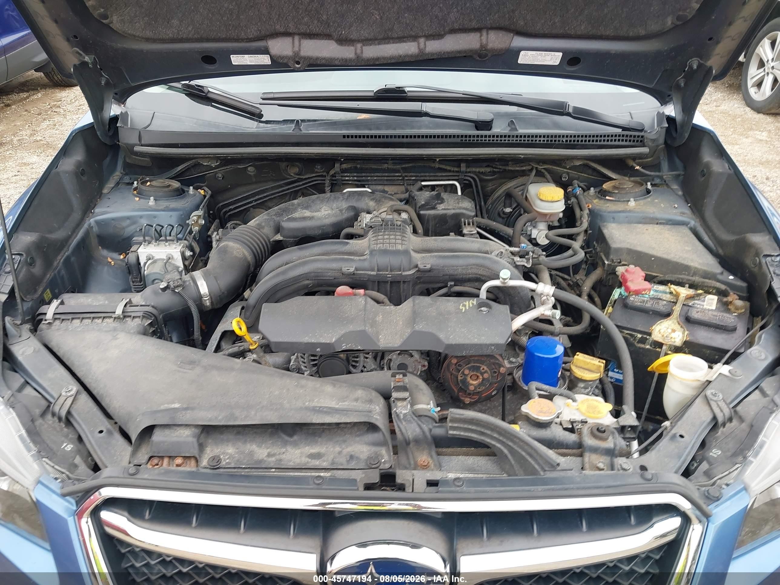 2015 Subaru Impreza 2.0i Premium Синий vin: JF1GPAC63FH274714