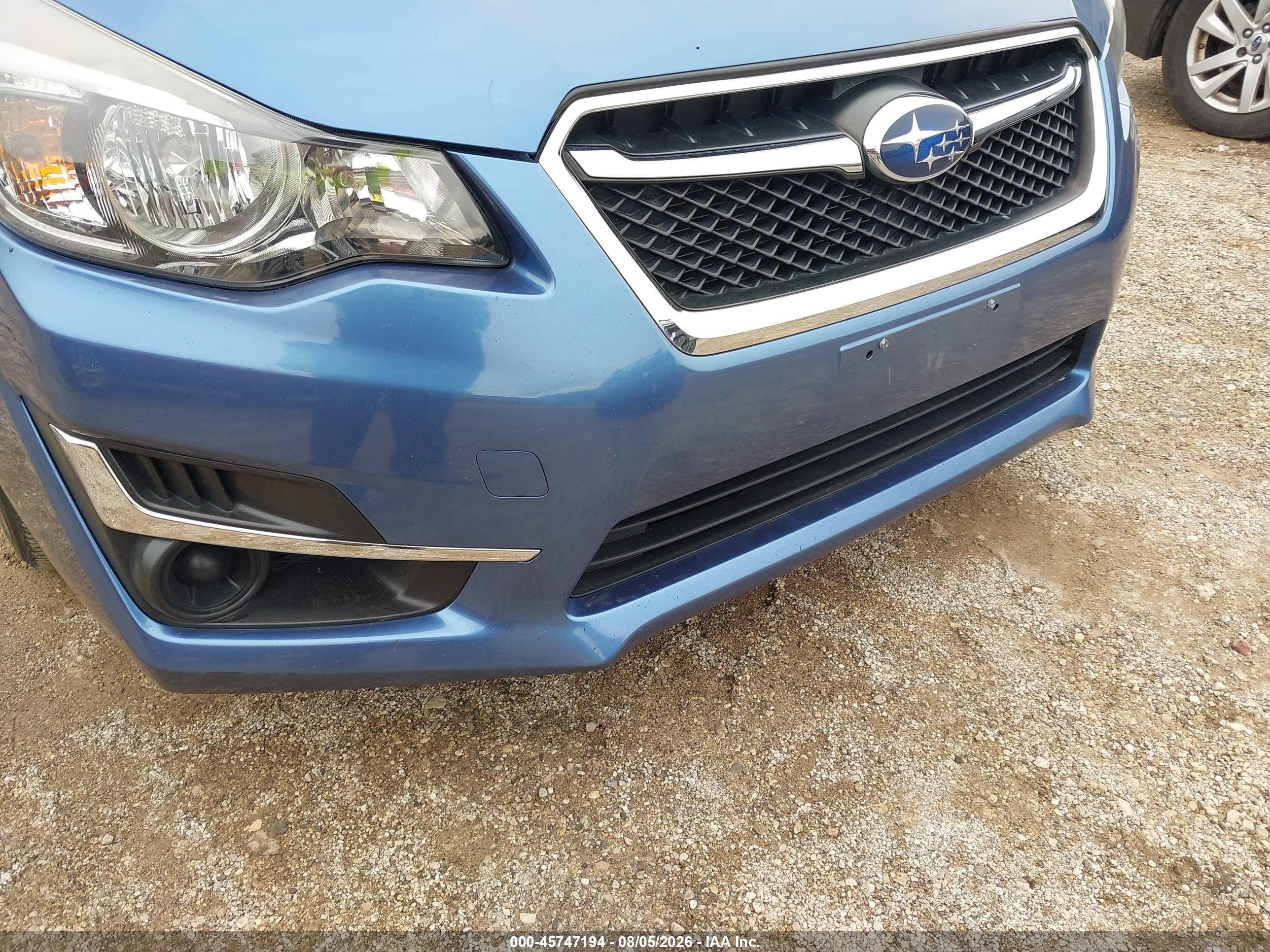2015 Subaru Impreza 2.0i Premium Синий vin: JF1GPAC63FH274714