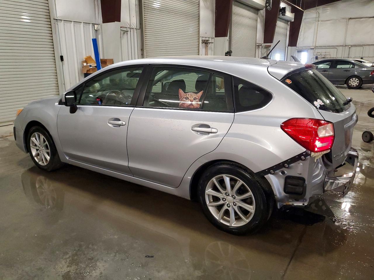 2012 Subaru Impreza Premium Silver vin: JF1GPAC64CH218812