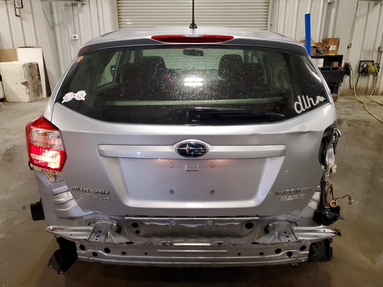 2012 Subaru Impreza Premium Silver vin: JF1GPAC64CH218812