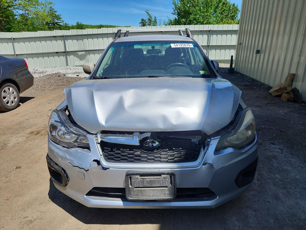 2012 Subaru Impreza Premium Silver vin: JF1GPAC64CH230572