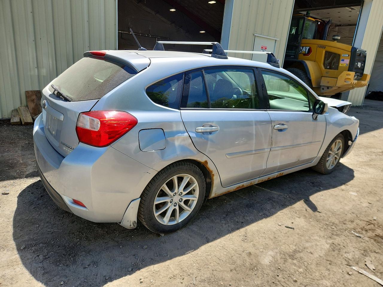 2012 Subaru Impreza Premium Silver vin: JF1GPAC64CH230572
