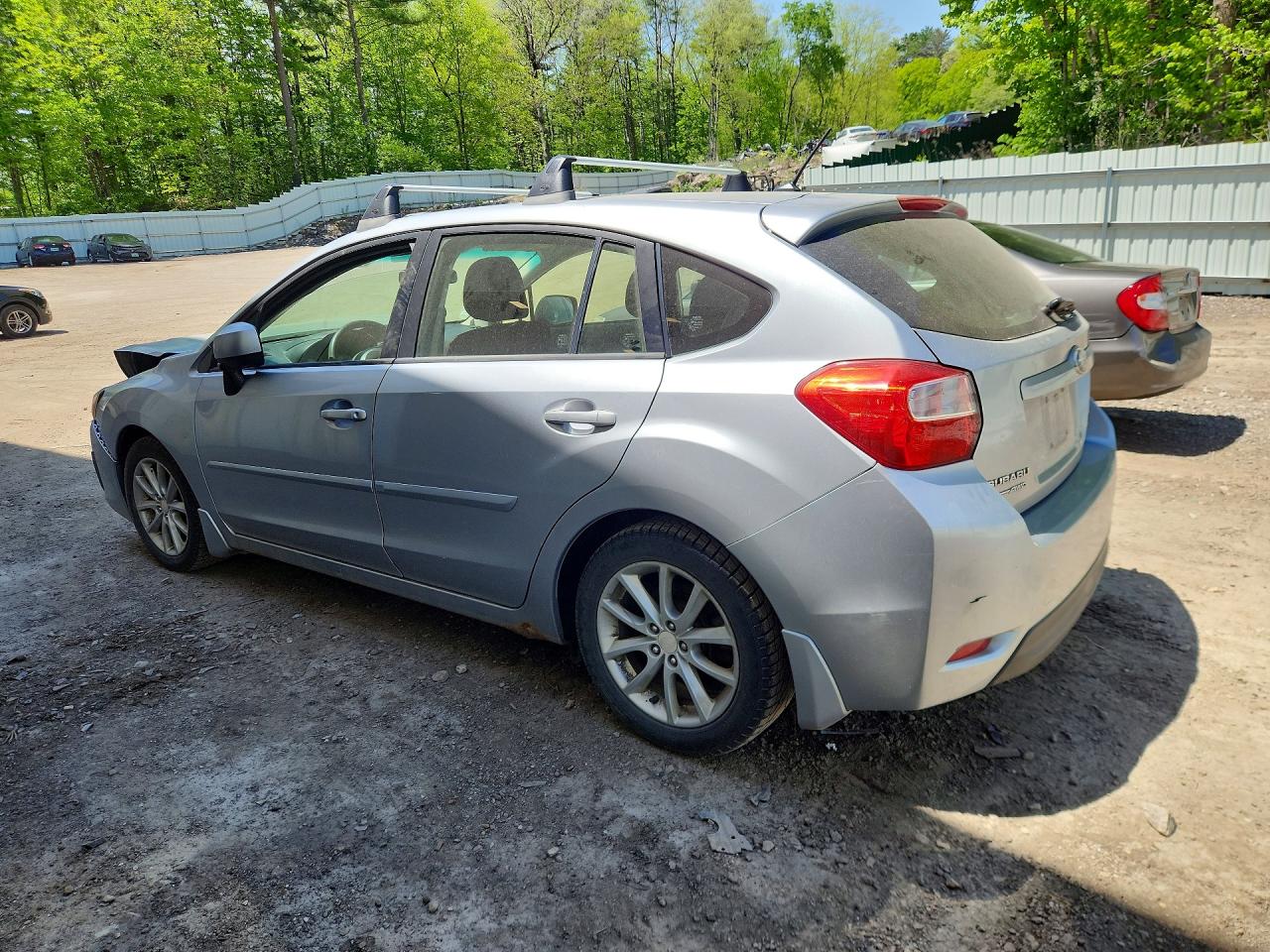 2012 Subaru Impreza Premium Silver vin: JF1GPAC64CH230572