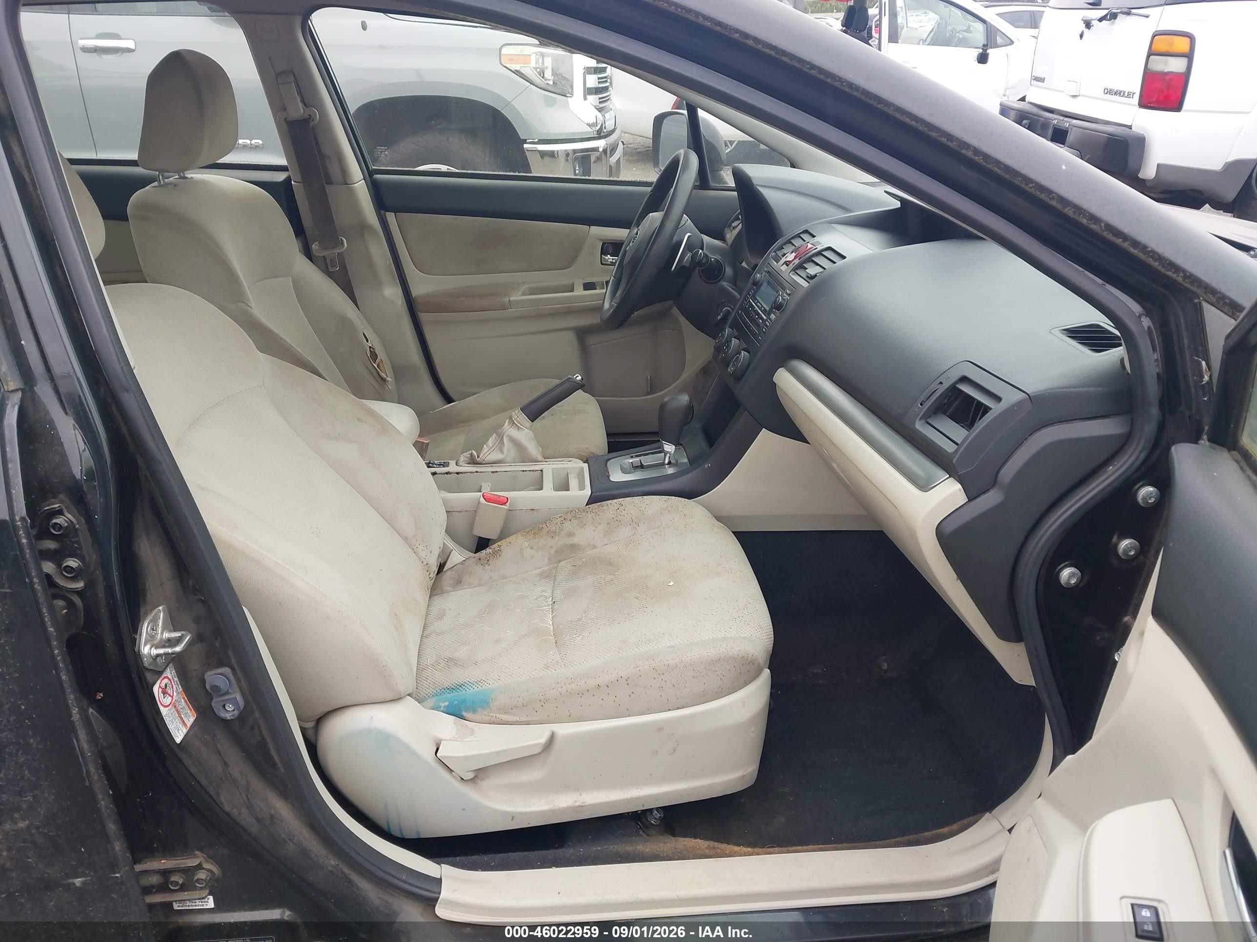 2013 Subaru Impreza 2.0i Premium Black vin: JF1GPAC64D2831629