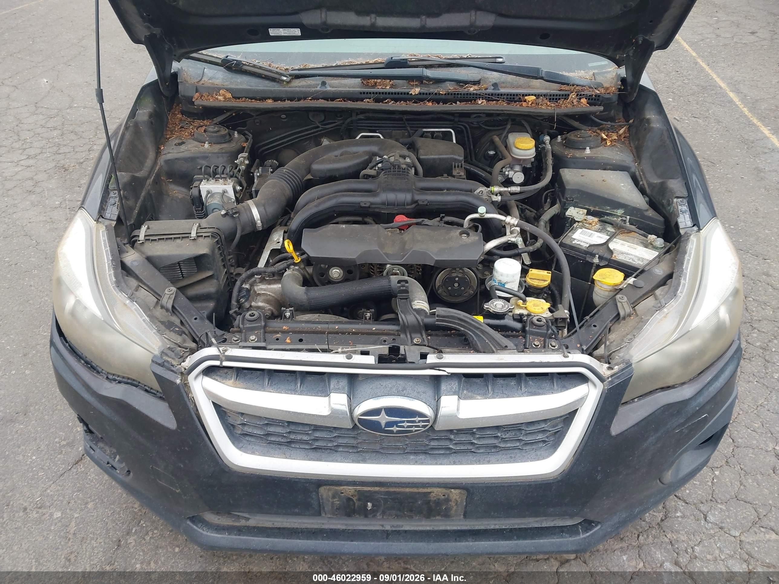 2013 Subaru Impreza 2.0i Premium Black vin: JF1GPAC64D2831629
