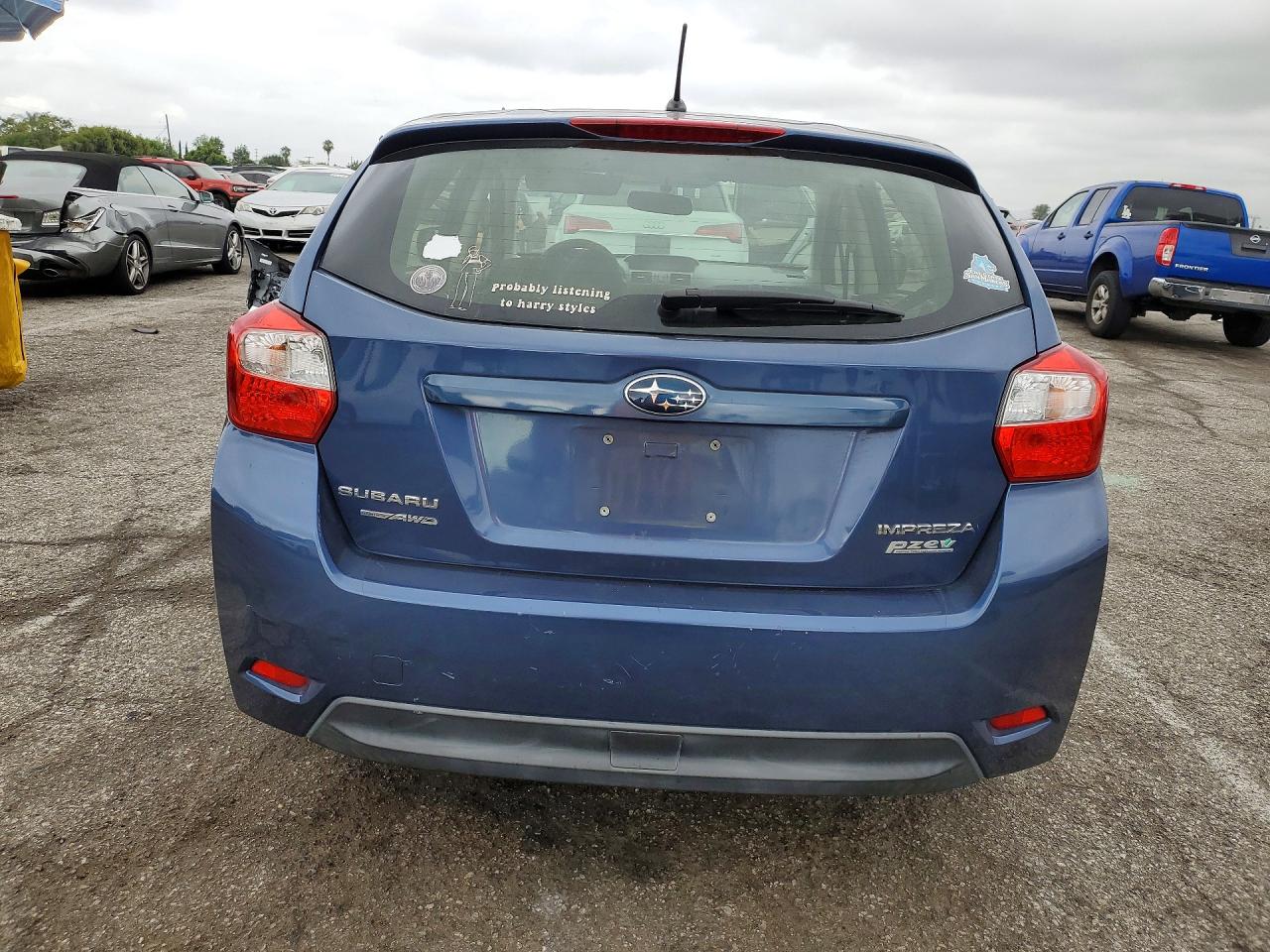 2013 Subaru Impreza Premium Blue vin: JF1GPAC64D2882886