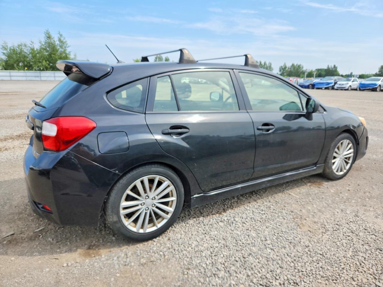 2013 Subaru Impreza Premium Черный vin: JF1GPAC64DH205740