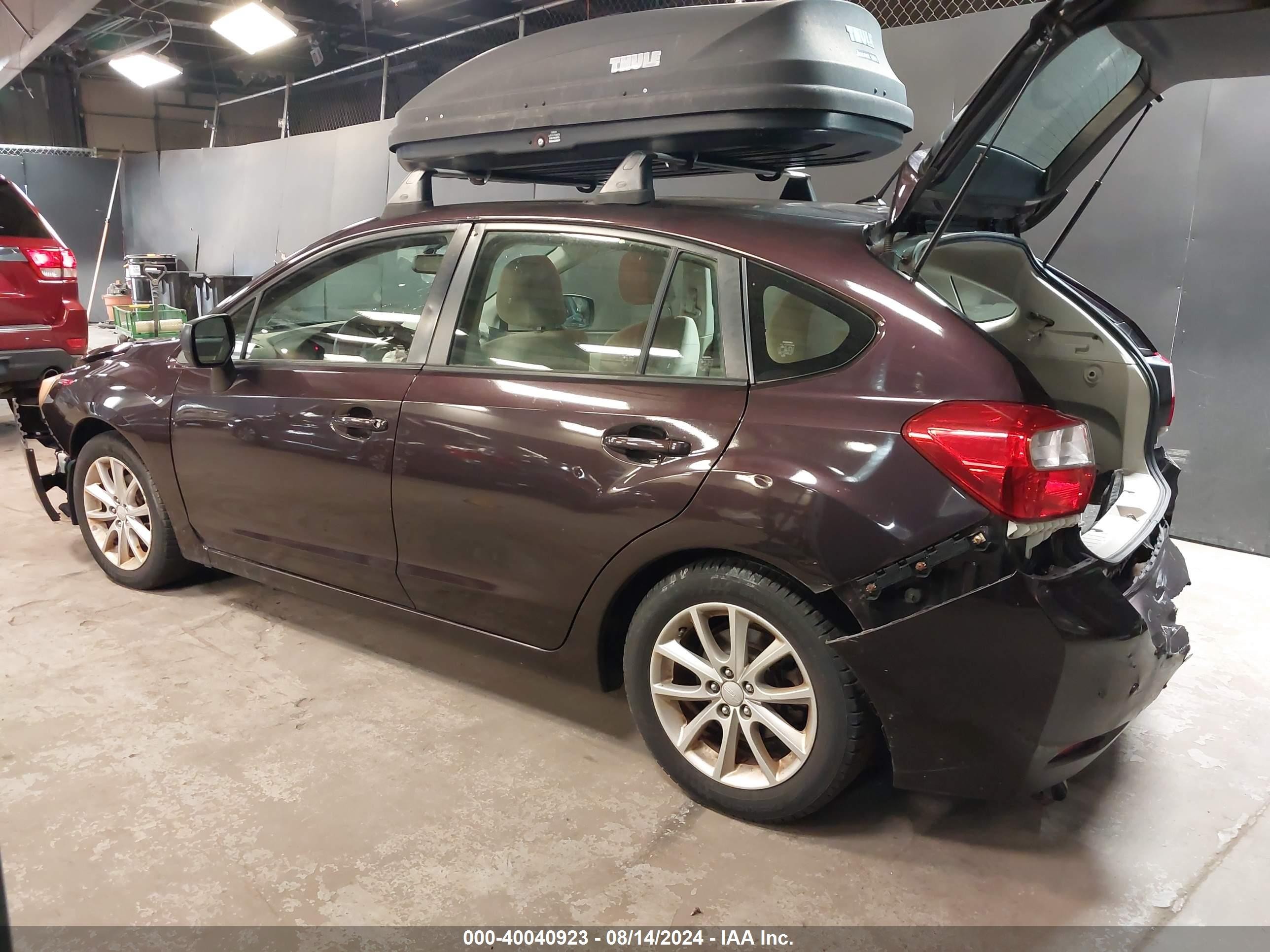 2013 Subaru Impreza 2.0i Premium Purple vin: JF1GPAC64DH208816