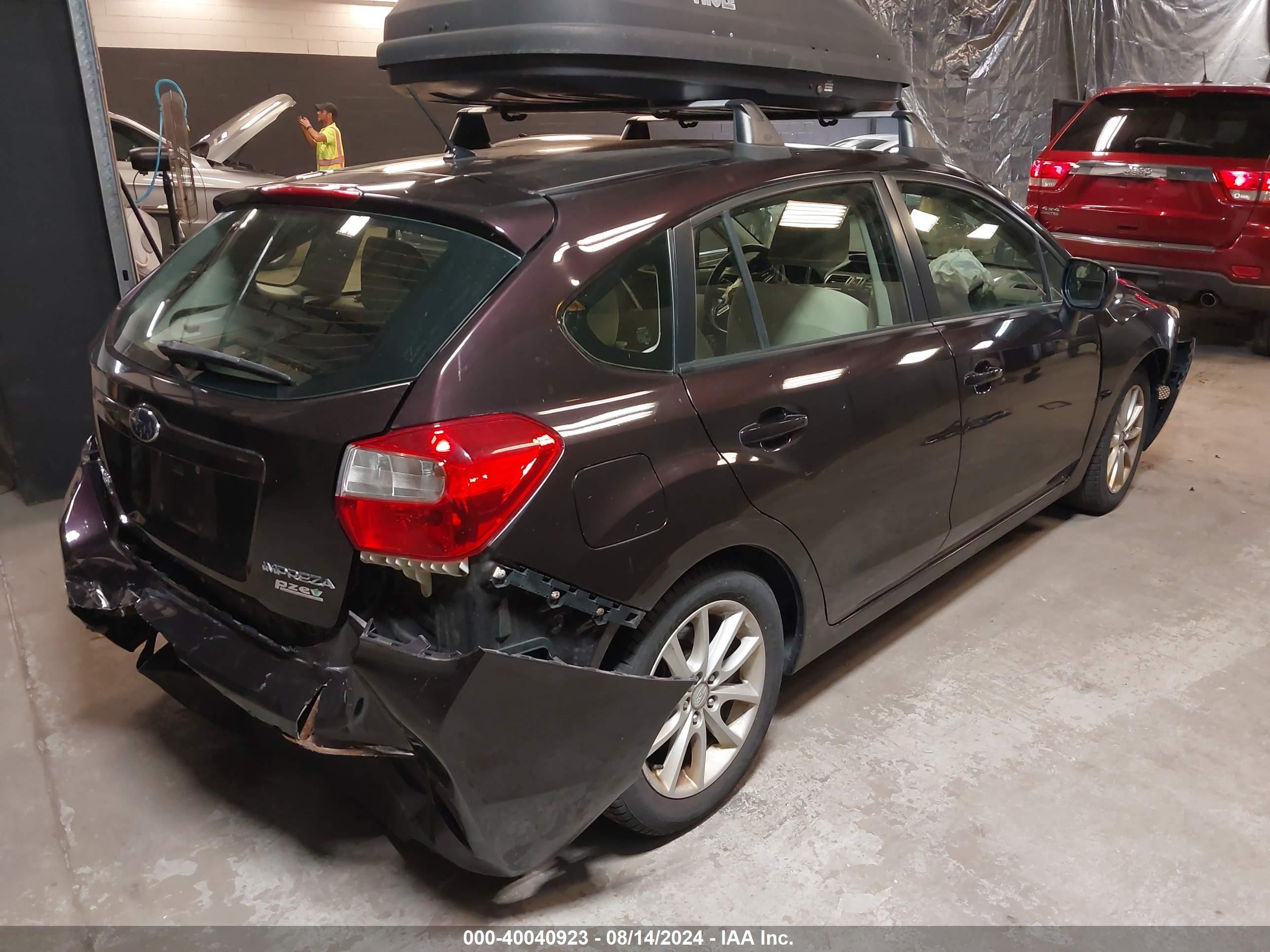 2013 Subaru Impreza 2.0i Premium Purple vin: JF1GPAC64DH208816