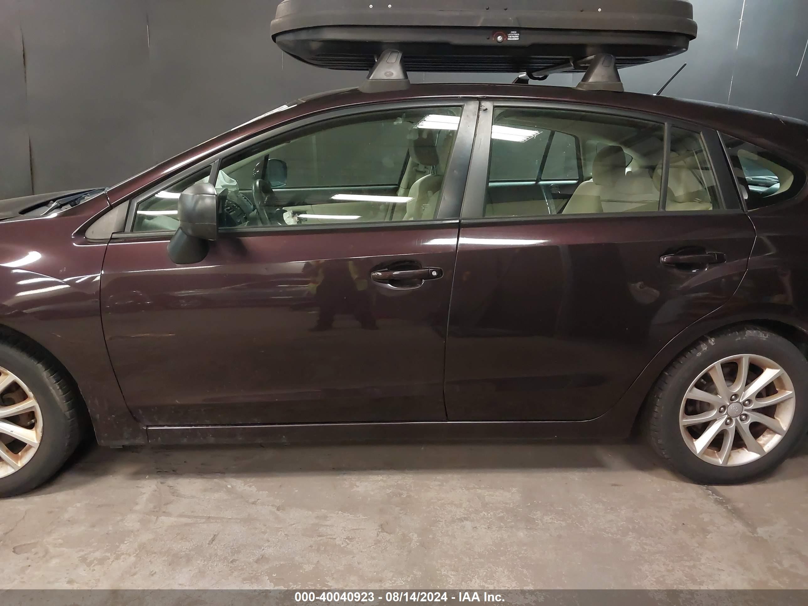 2013 Subaru Impreza 2.0i Premium Purple vin: JF1GPAC64DH208816