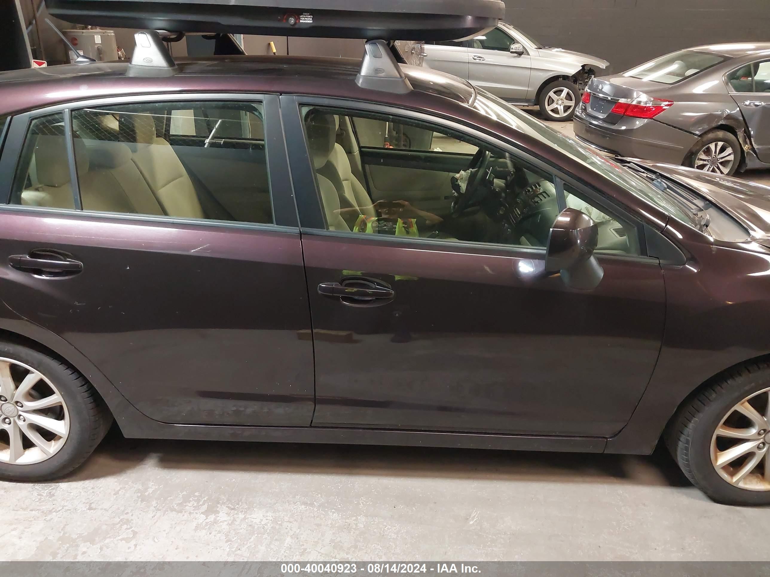 2013 Subaru Impreza 2.0i Premium Purple vin: JF1GPAC64DH208816