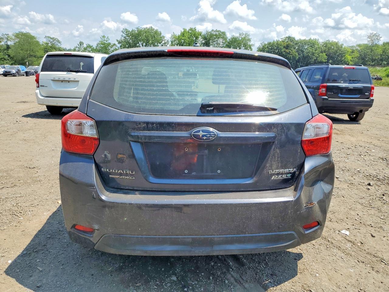 2013 Subaru Impreza Premium Gray vin: JF1GPAC64DH808963