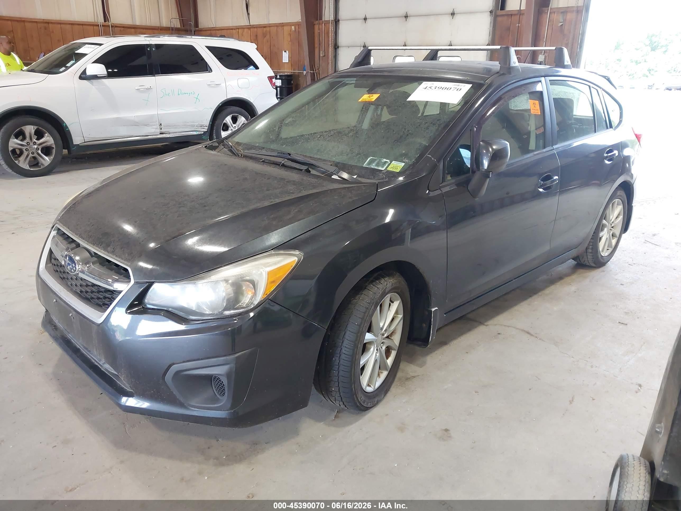 2013 Subaru Impreza 2.0i Premium Gray vin: JF1GPAC64DH811572