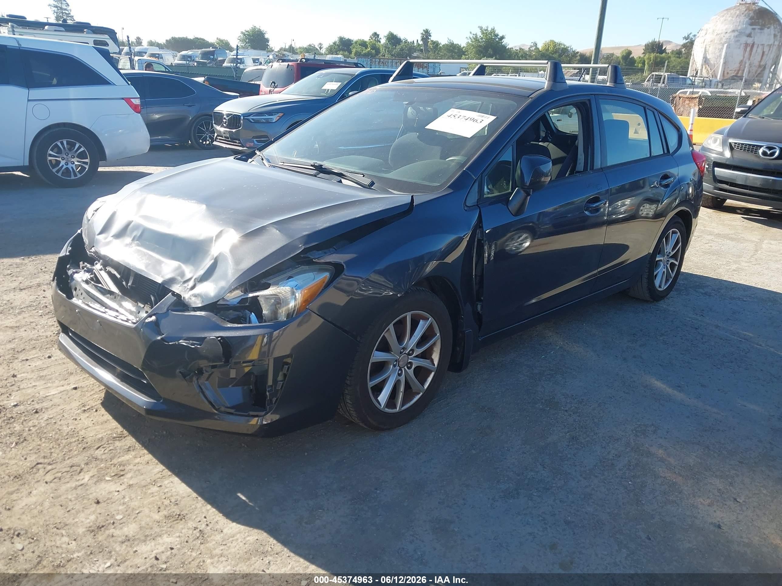 2013 Subaru Impreza 2.0i Premium Серый vin: JF1GPAC64DH821082