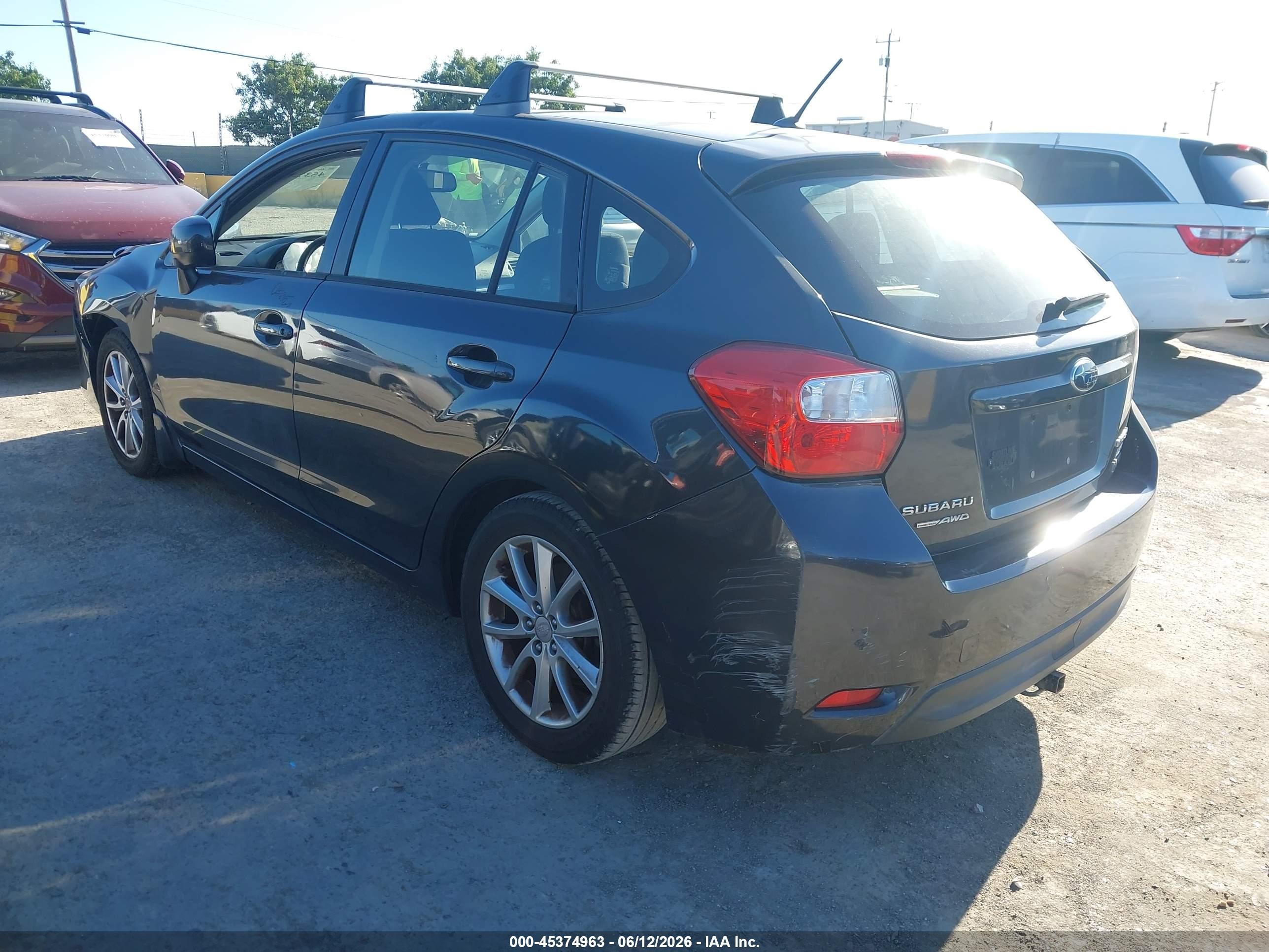 2013 Subaru Impreza 2.0i Premium Серый vin: JF1GPAC64DH821082