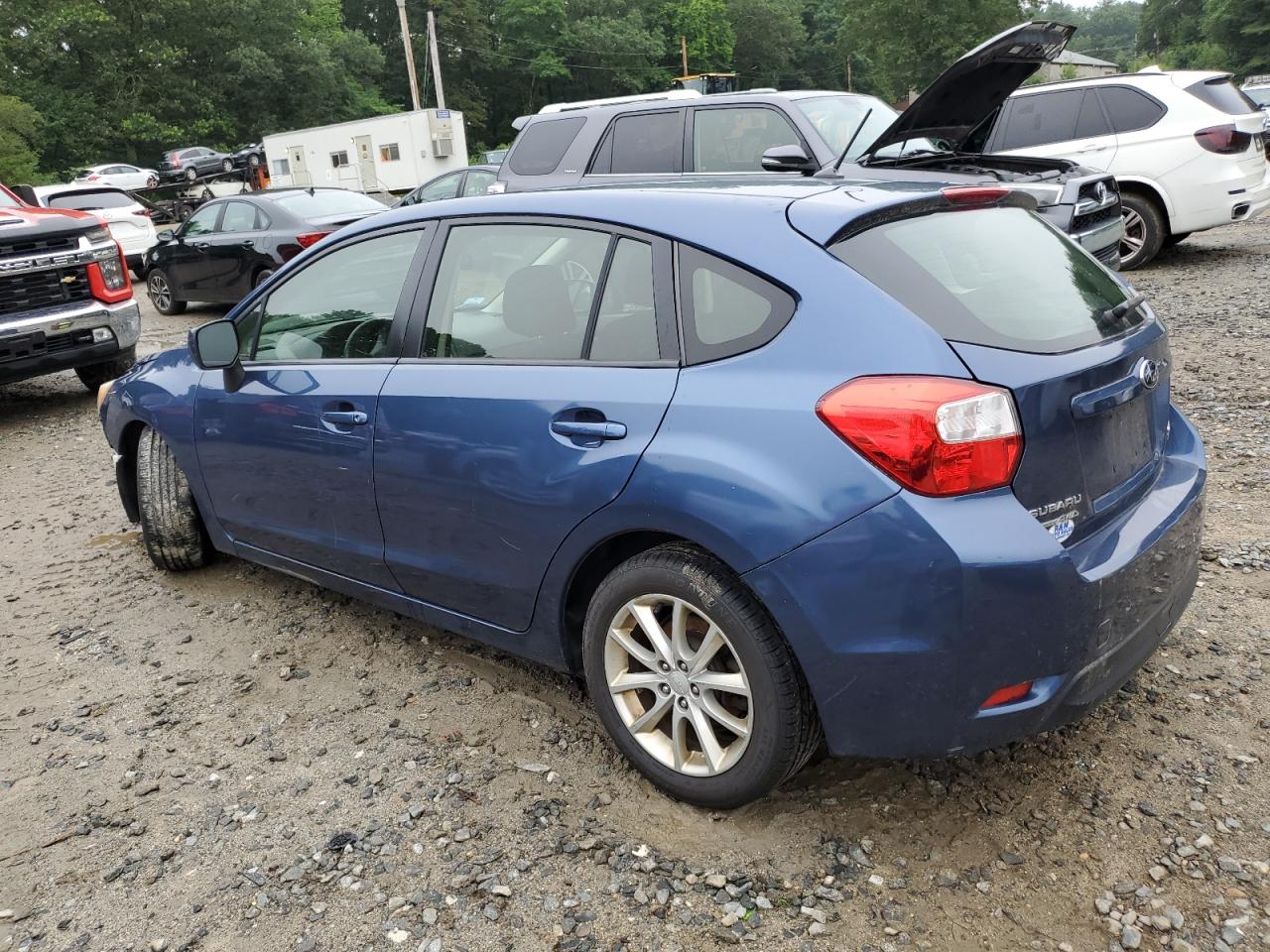 2013 Subaru Impreza Premium Blue vin: JF1GPAC64DH826802