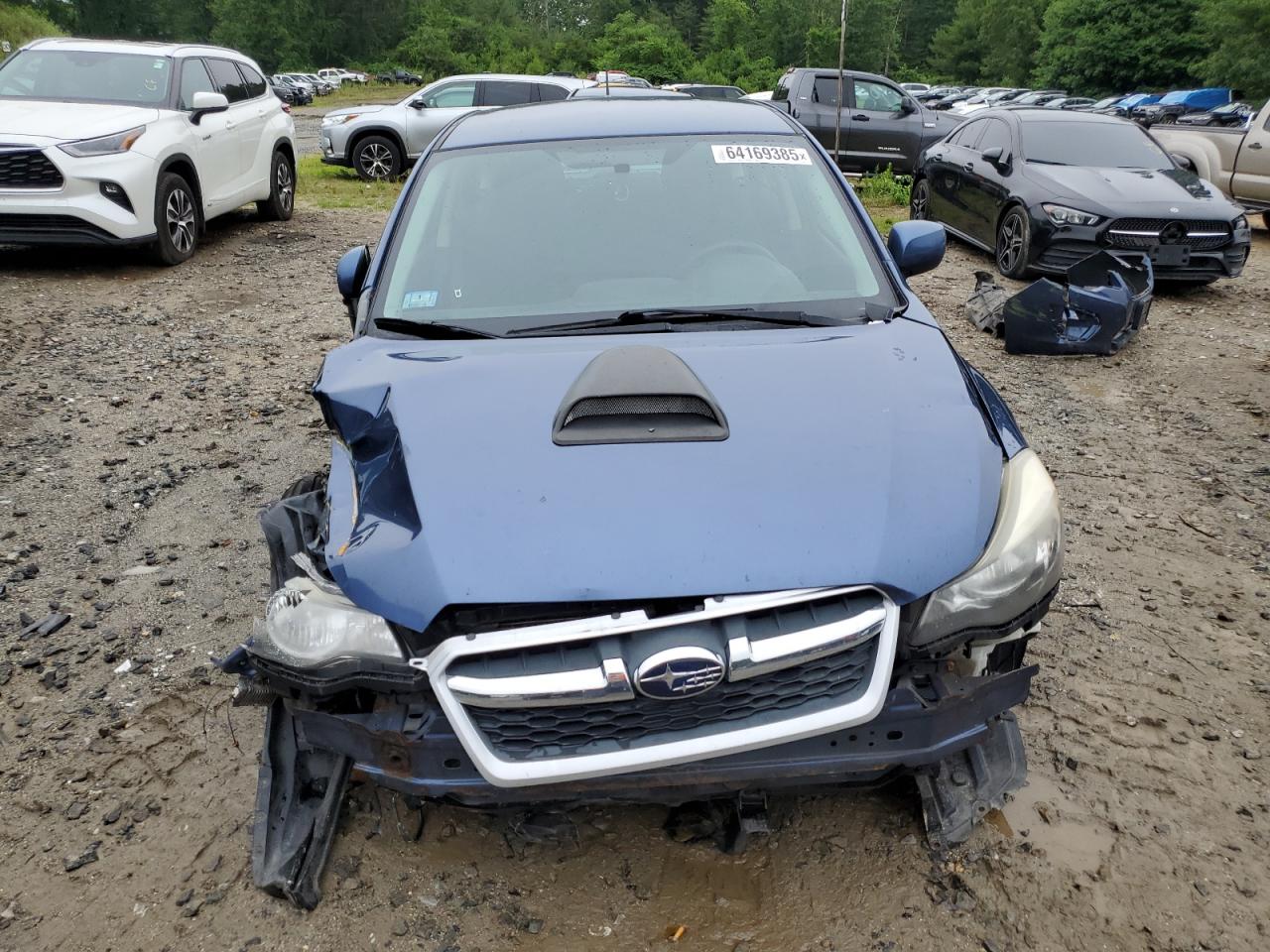 2013 Subaru Impreza Premium Blue vin: JF1GPAC64DH826802