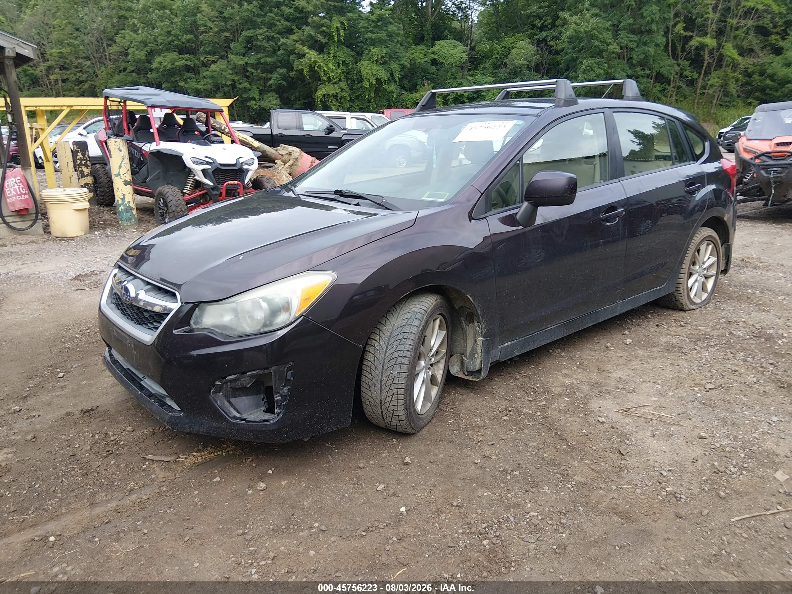 2013 Subaru Impreza 2.0i Premium Purple vin: JF1GPAC64DH834592